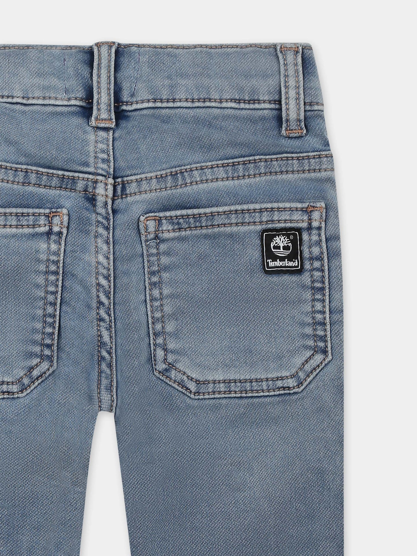 Jeans denim for baby boy with logo,Timberland,T60194 Z74