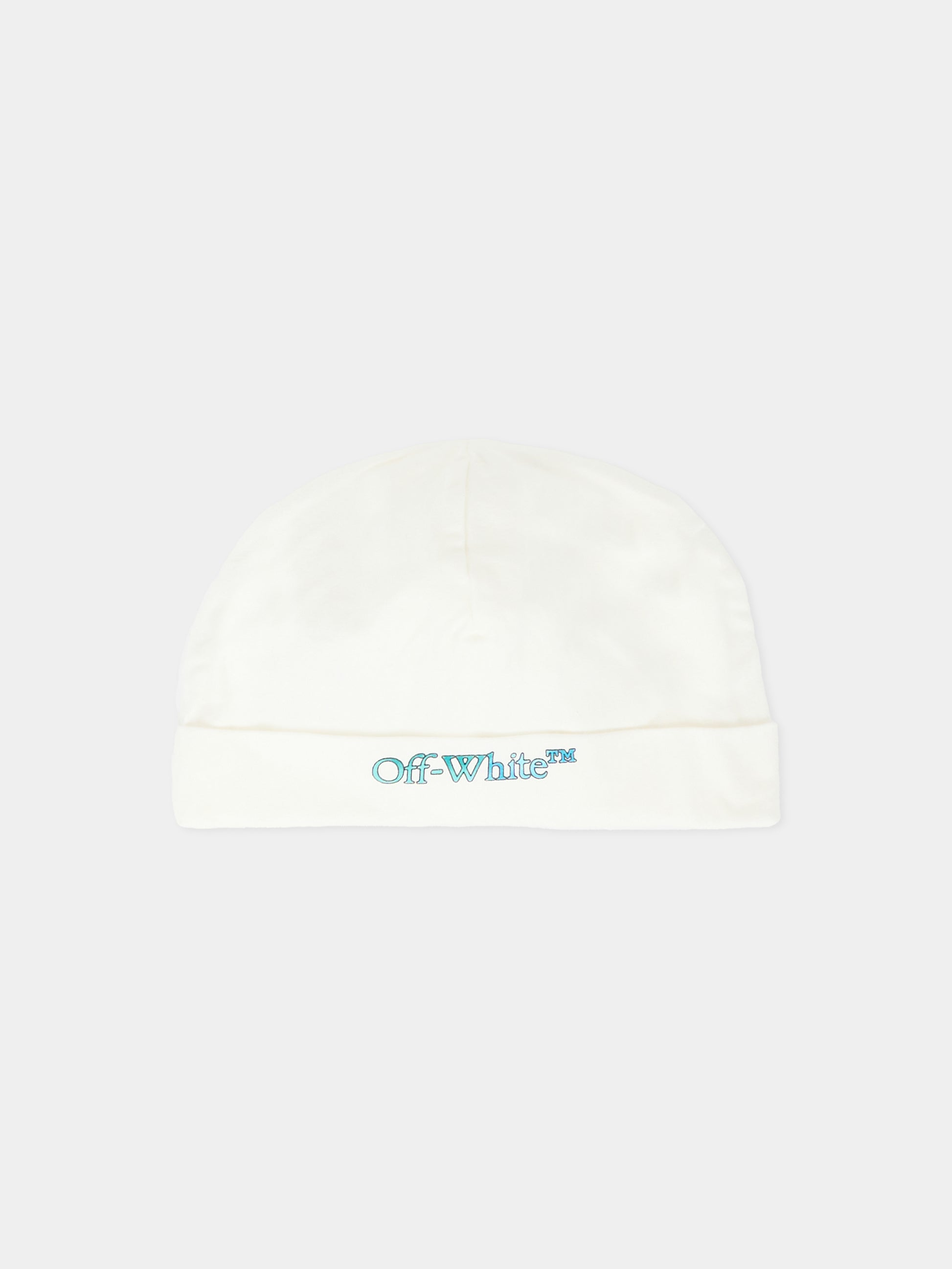 Set tutine avorio per neonato con logo,Off White,OB2X001F25JER0010184