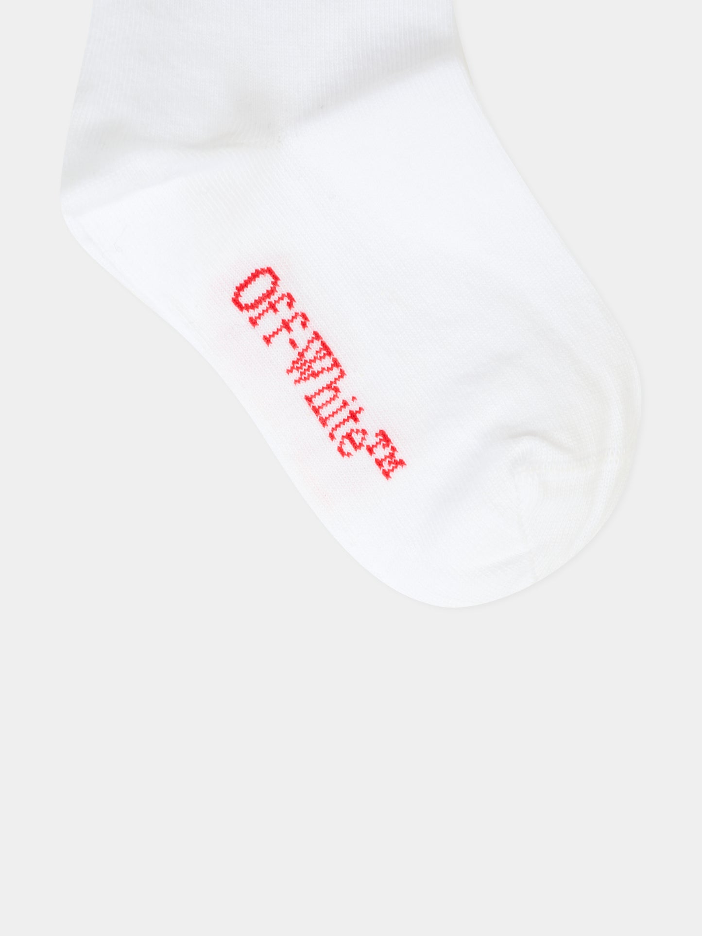 Calze bianche per bambini con frecce rosse,Off White,OBRA004F25KNI0010125