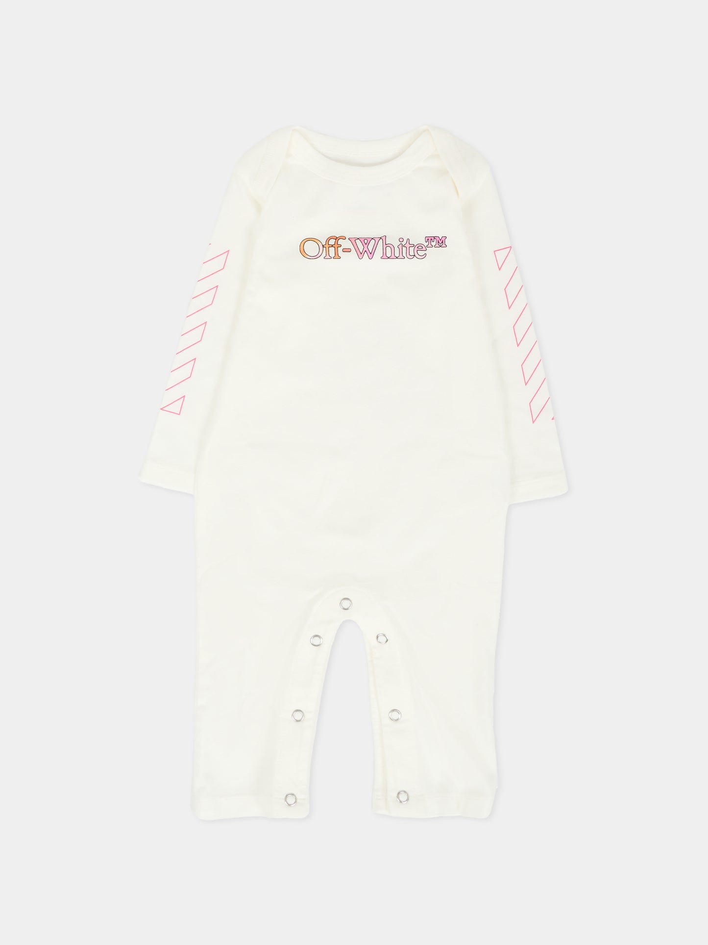 Set tutine avorio per neonata con logo,Off White,OG2X006F25JER0010184