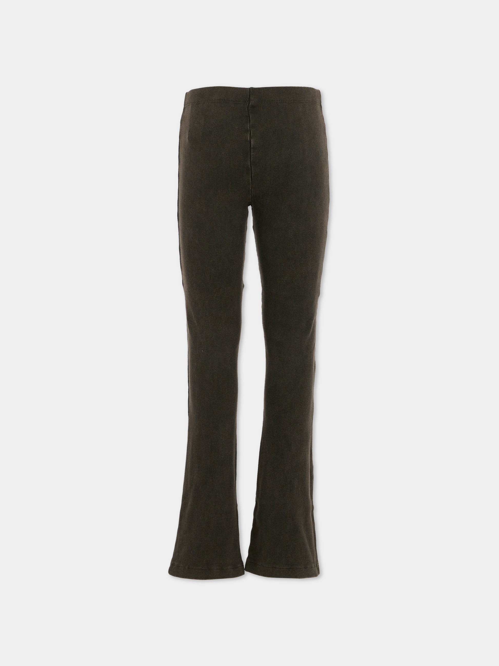 Leggings grigi per bambina con logo,Off White,OGCA009F25JER0010701