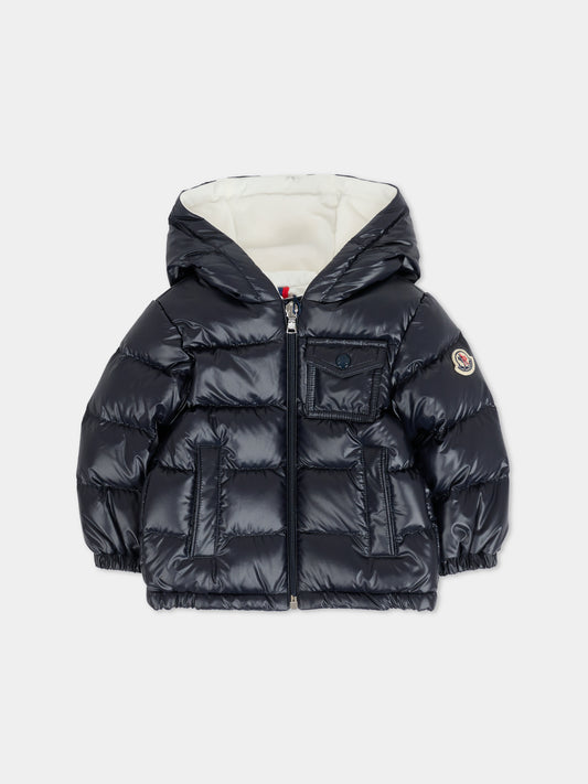 Piumino Mesles blu per neonati,Moncler Kids,K2951 1A00023 597YX 778