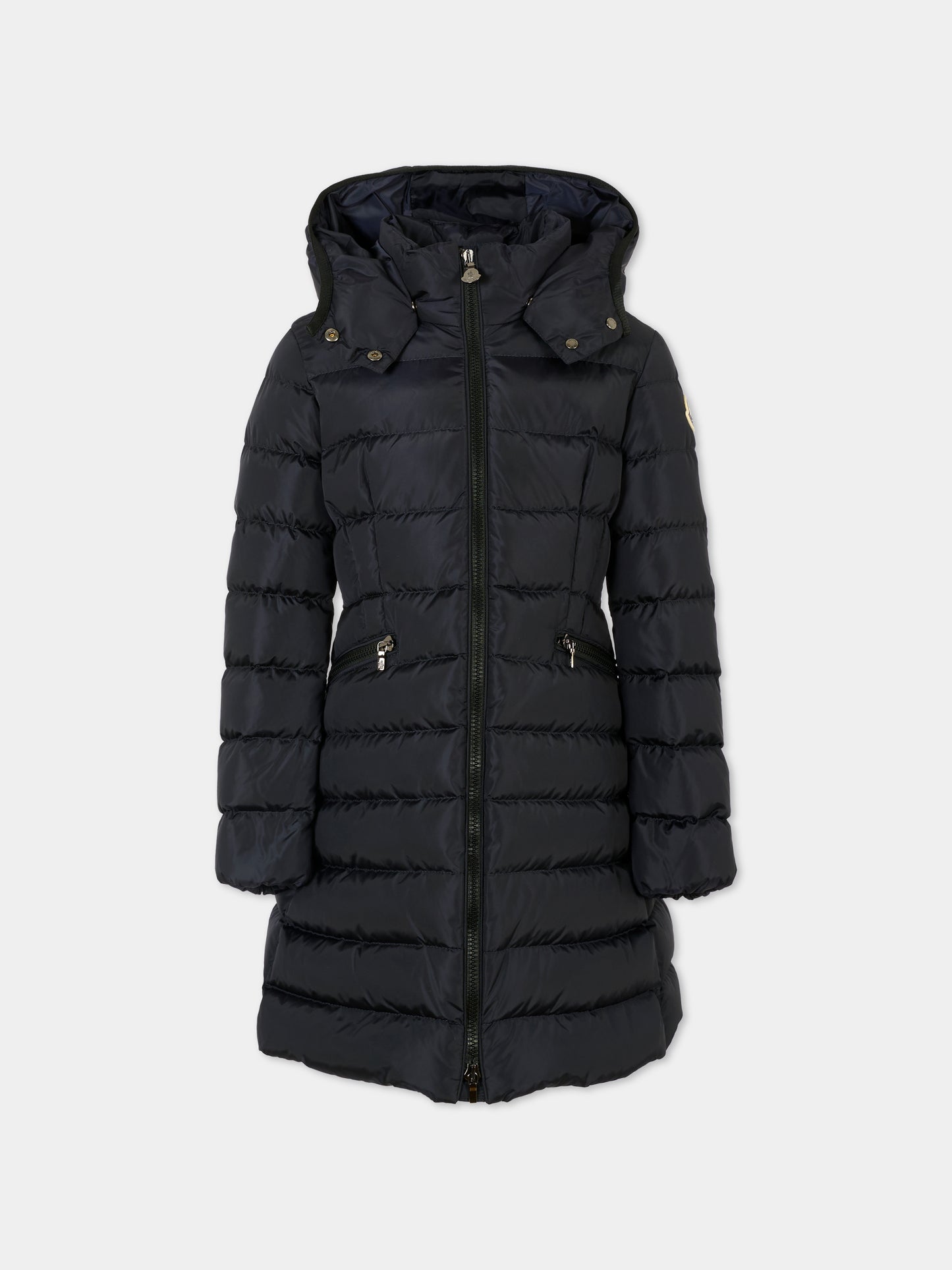 Piumino Charpal blu per bambina con logo,Moncler Kids,K2954 1C50210 54155 778