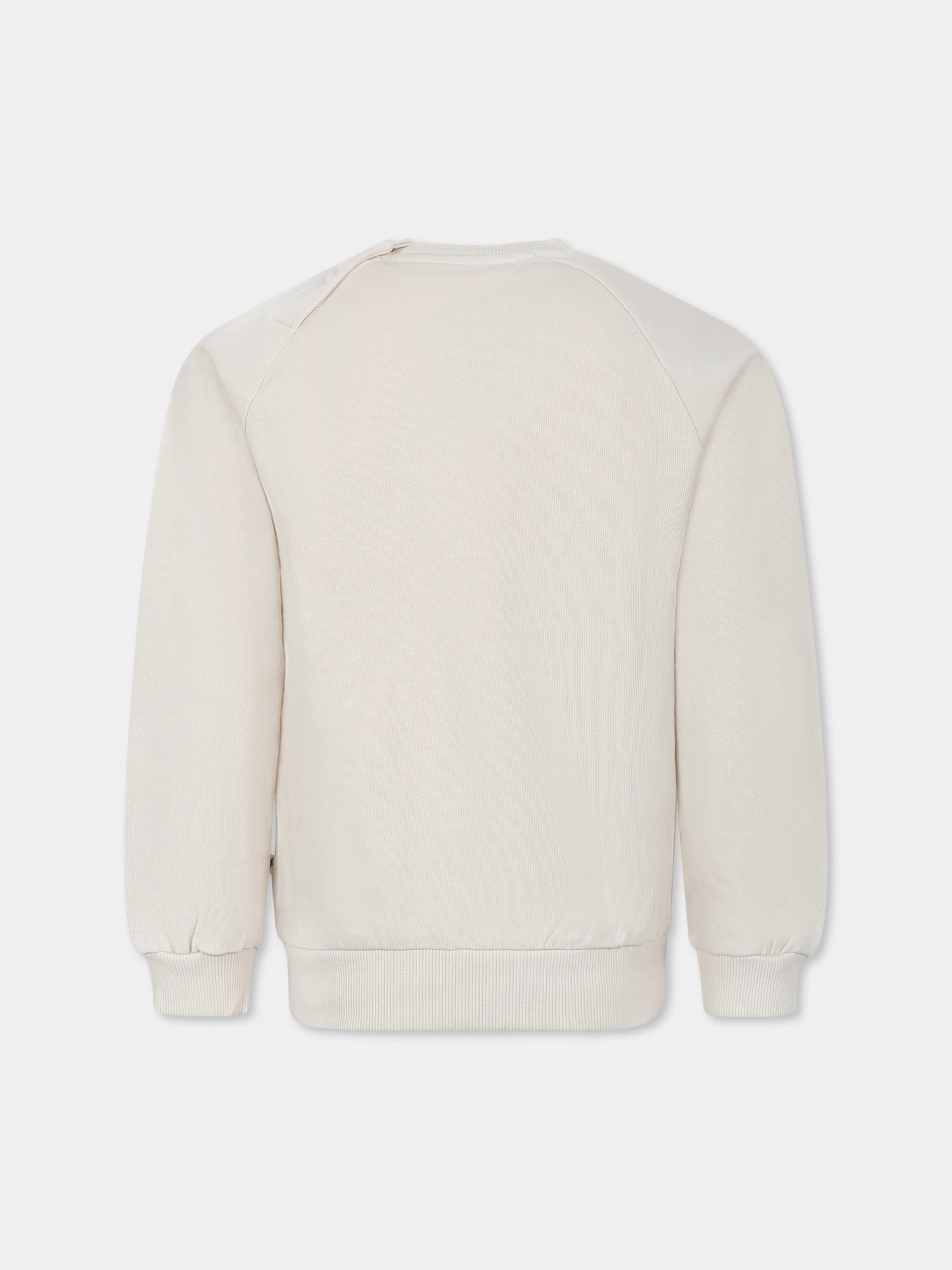 Felpa avorio per bambina con cuore,Molo,4S25J201 3922