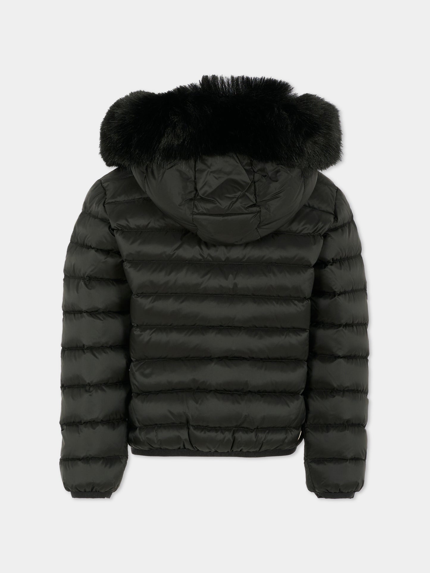 Piumino nero per bambina con logo,Colmar Originals Kids,3459E 2YO 99