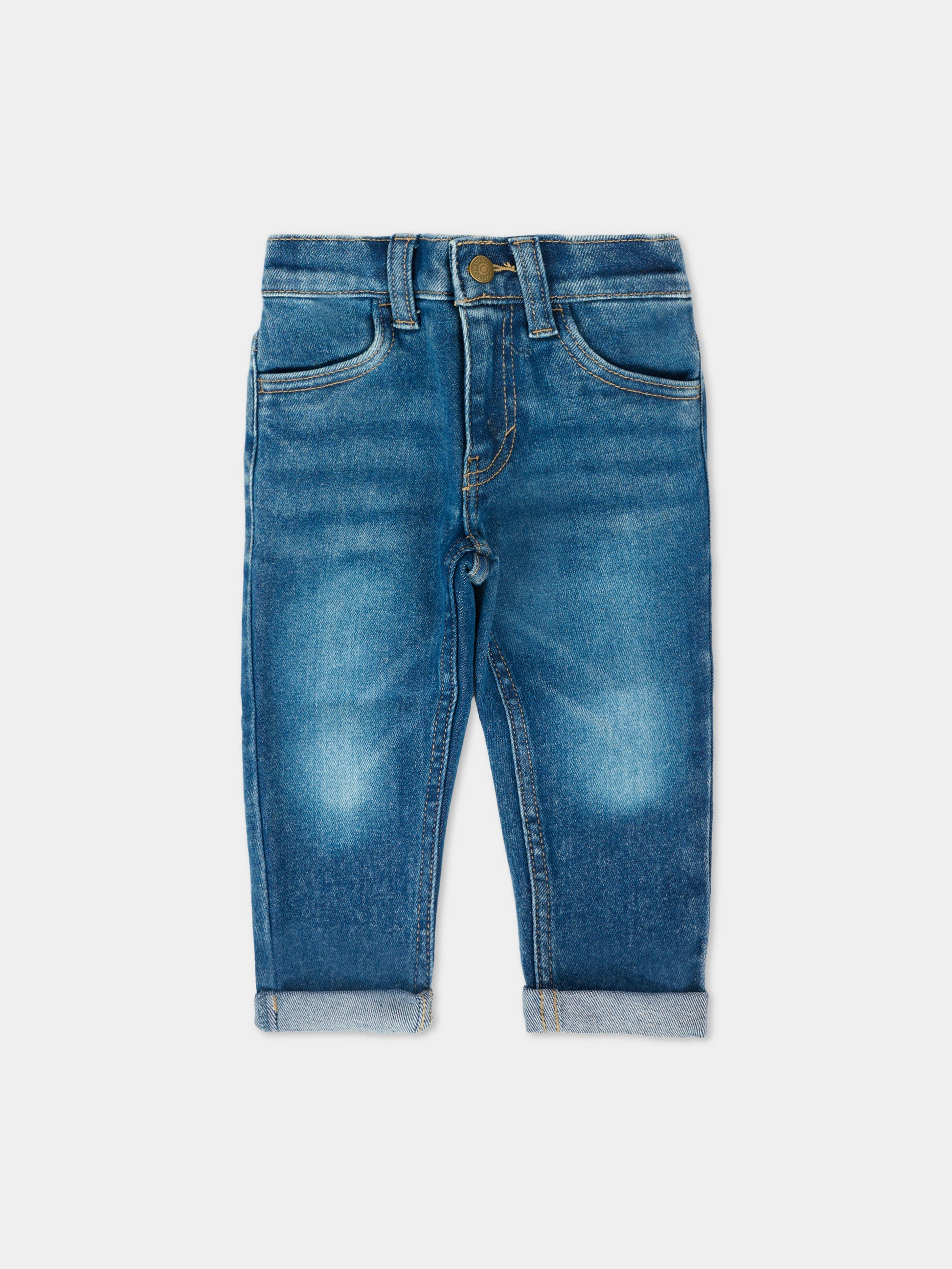 Jeans denim per neonato con logo,Levi's Kids,6EL347 MFW