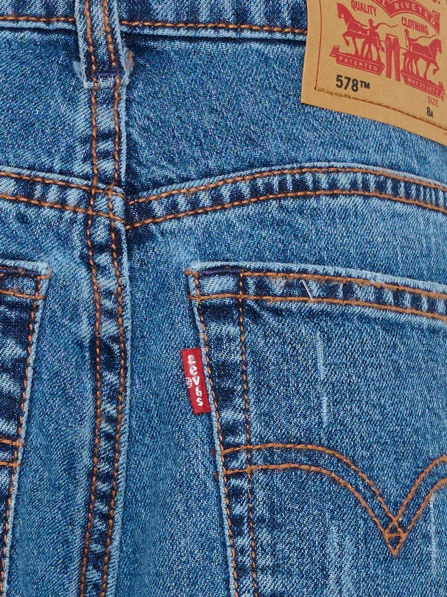 Jeans 578 denim per bambino,Levi's Kids,EN692 DAR
