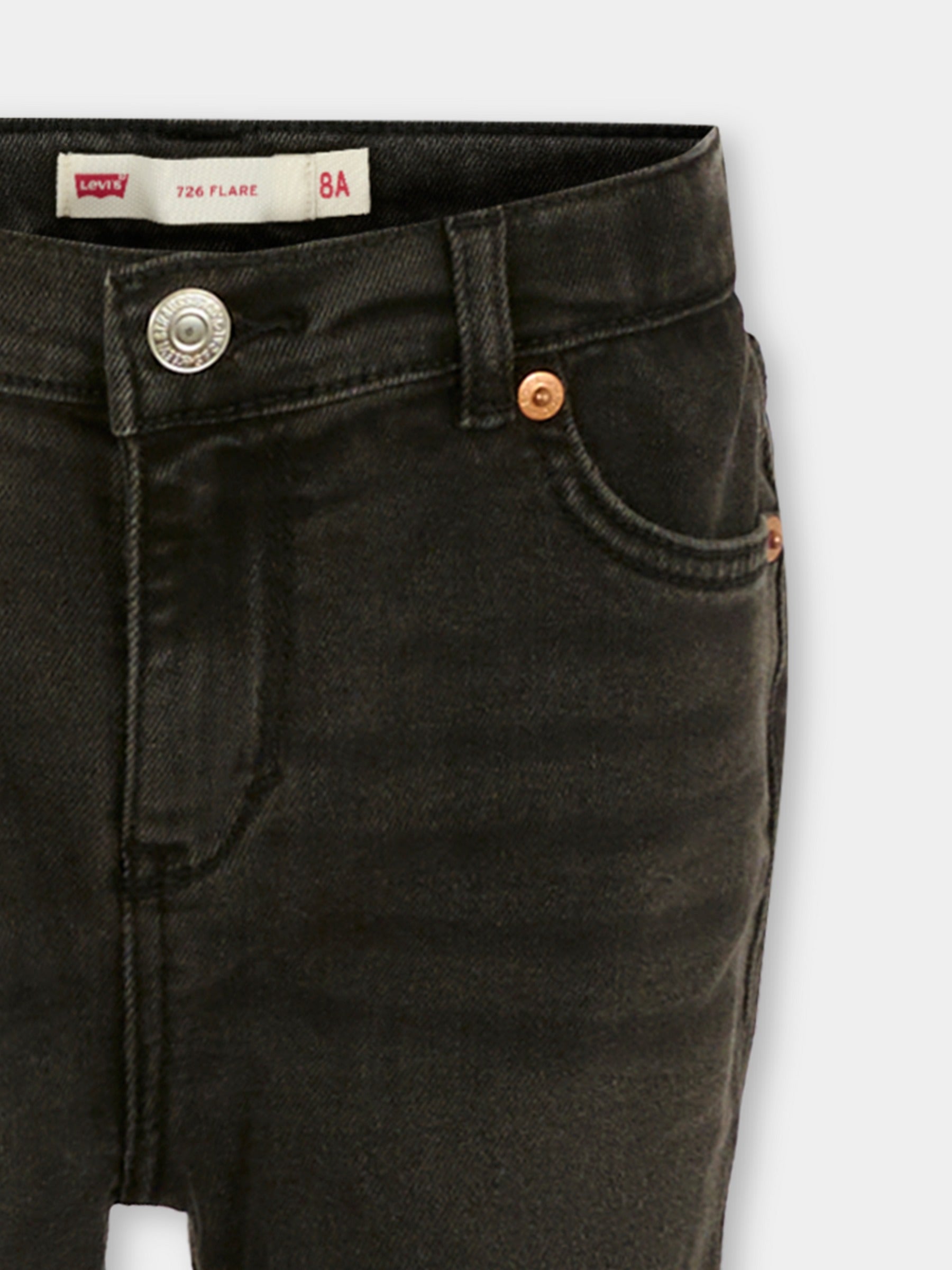 Jeans nero 726 per bambina,Levi's Kids,EG970 DCN