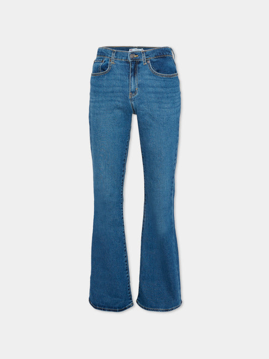 Jeans denim per bambina,Levi's Kids,EN382 DCM