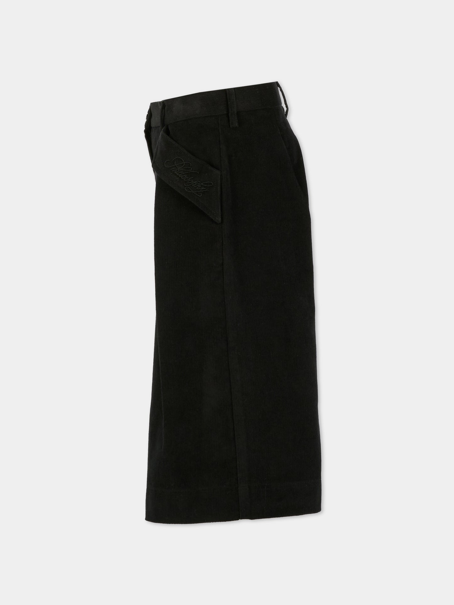 Shorts neri per bambina con logo ricamato,Philosophy,I1F406 - 6851 - P050