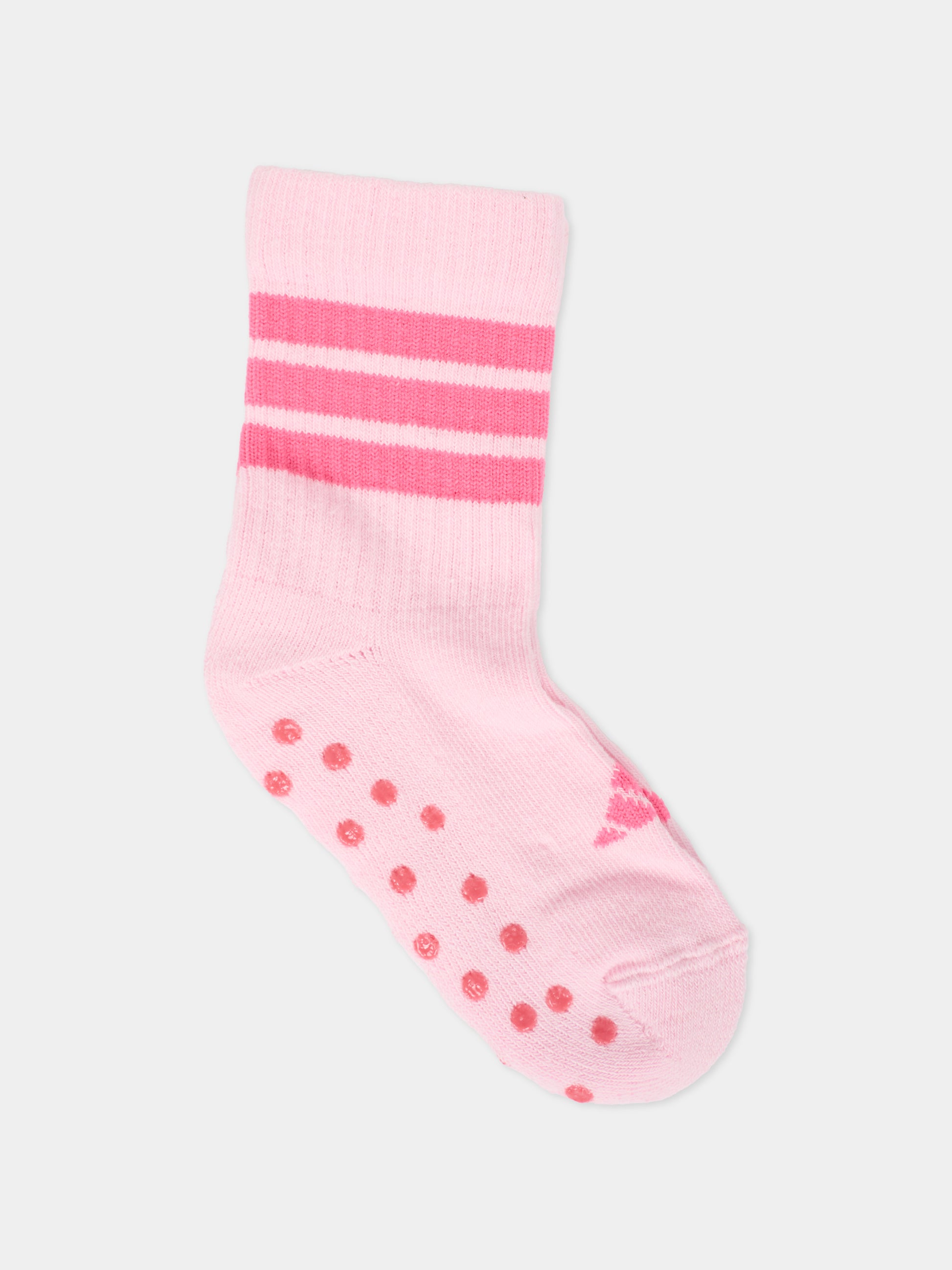 Set calze rosa per bambina con logo,Adidas,JW9794