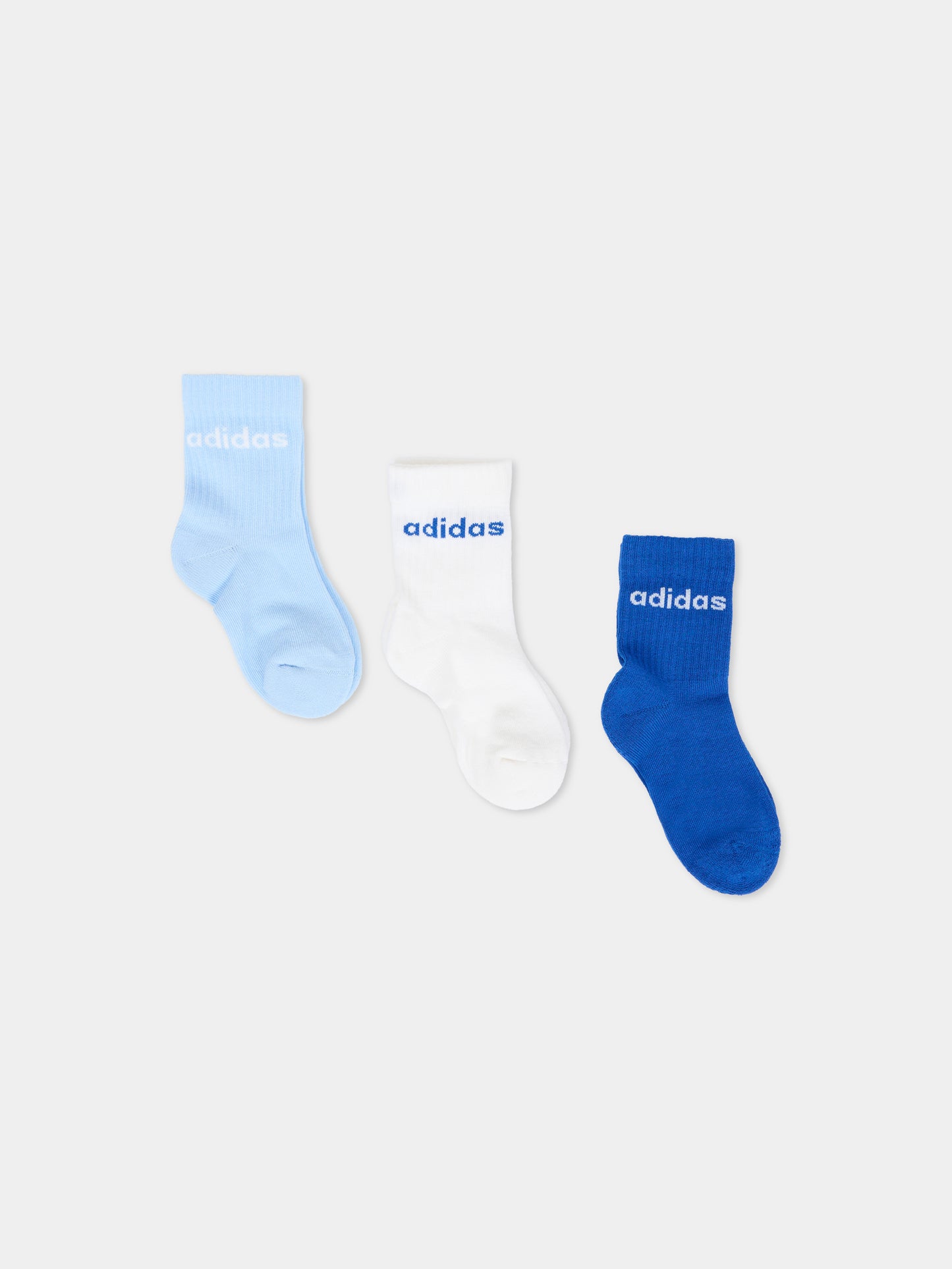 Set calze blu per bambino con logo,Adidas,JX6594