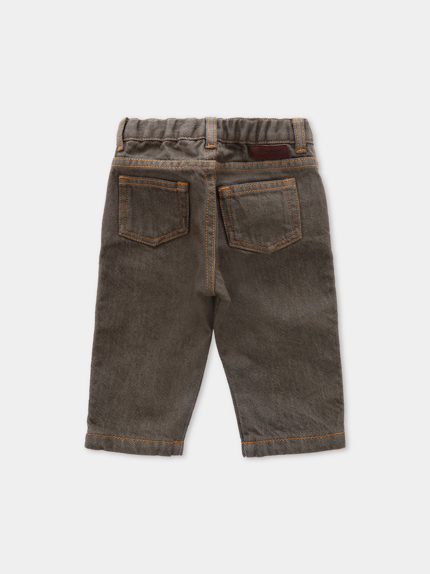 Pantaloni verdi per neonato con logo,Bonpoint,W05YPAW00006 046B