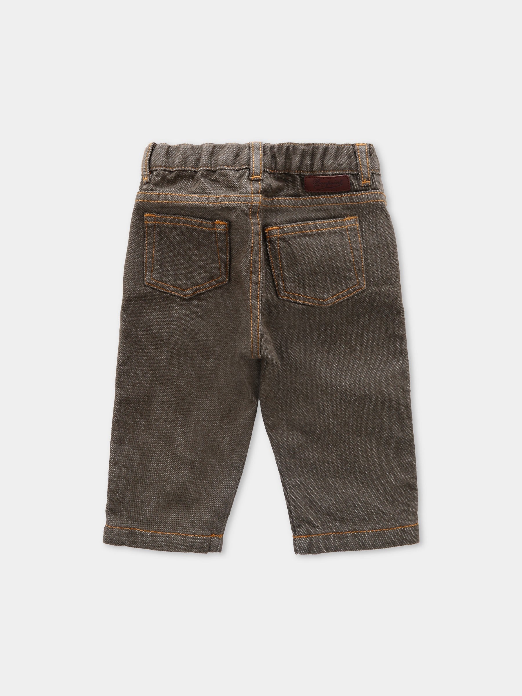 Pantaloni verdi per neonato con logo,Bonpoint,W05YPAW00006 046B