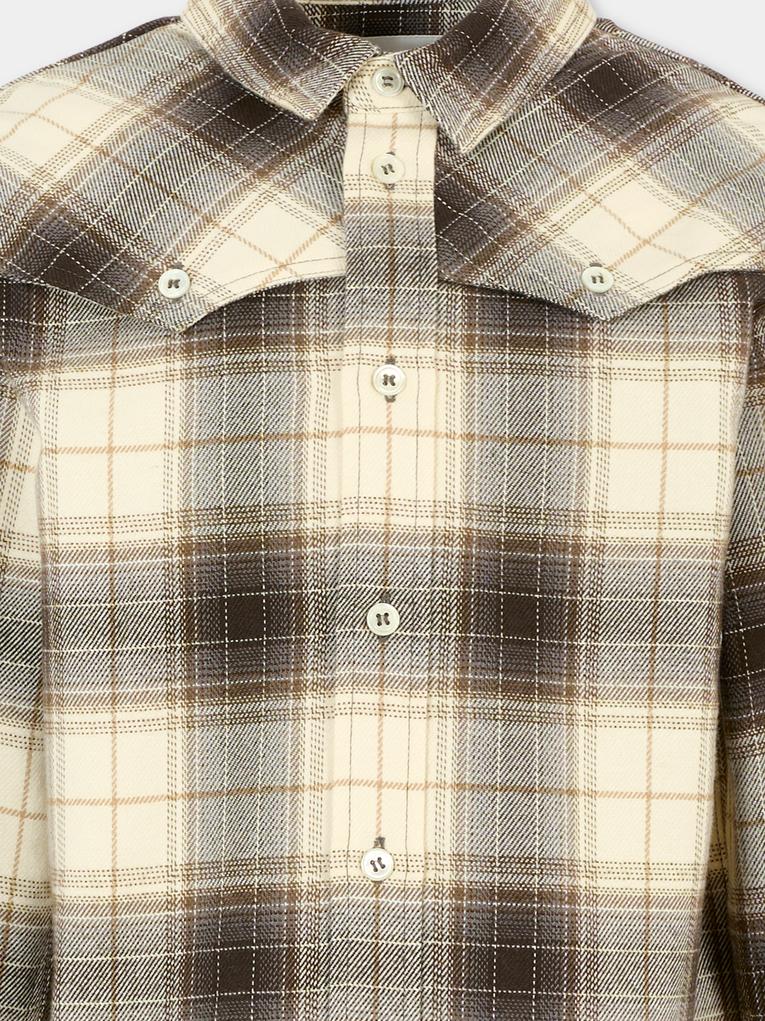 Camicia grigia per bambino,Bonpoint,W05BSHW00018 494A