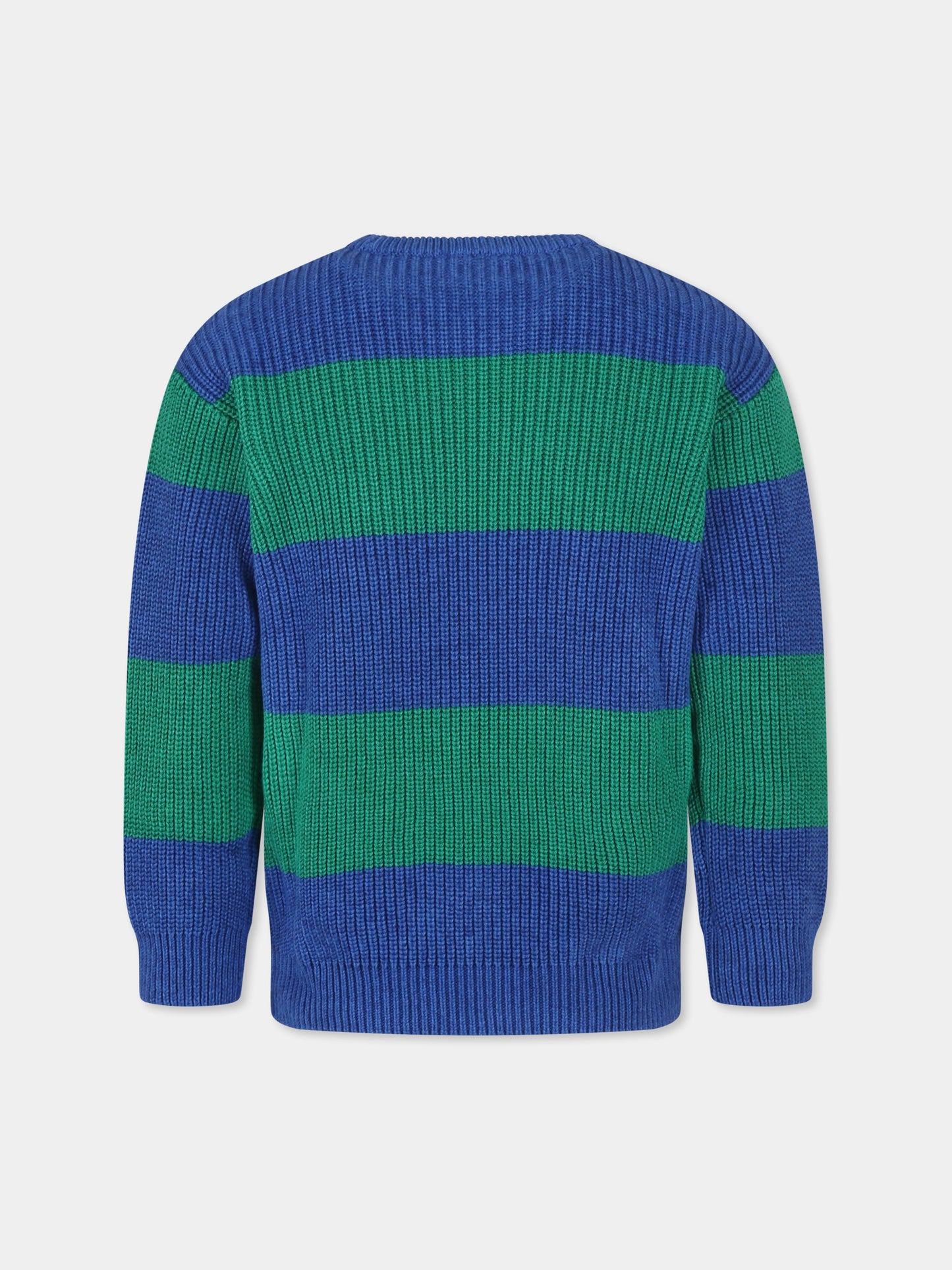 Maglione multicolor per bambino con coccodrillo,Lacoste,AJ2544 ICJ