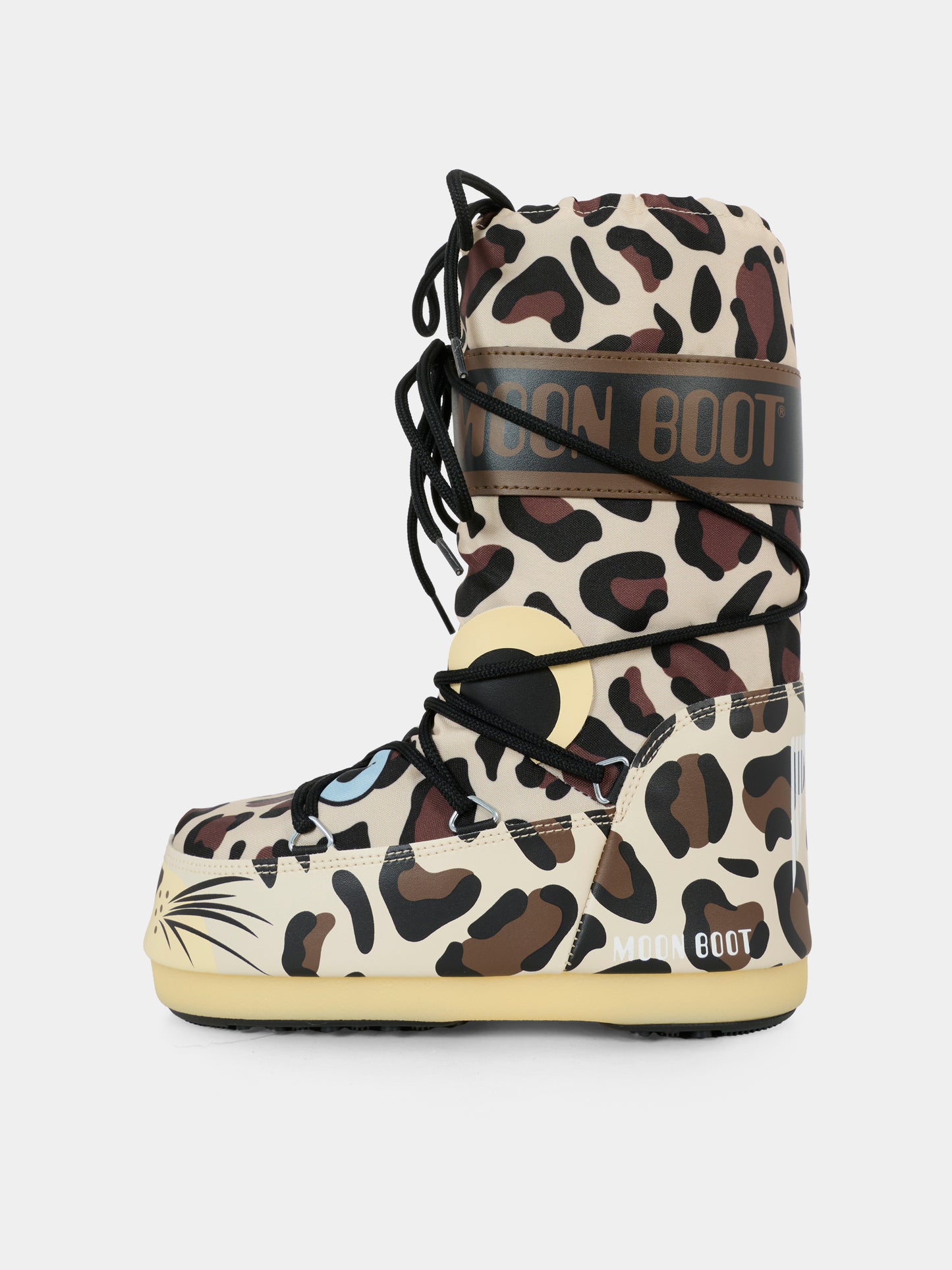 Moon Boot  marroni MB Icon per bambini con motivo animalier,Moon Boot,80D3400300 V010