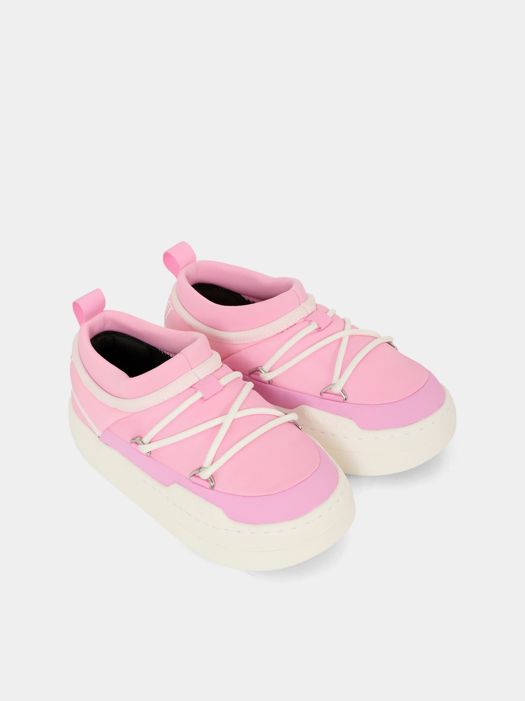 Moon Boot rosa MB Park Icon per bambina con logo,Moon Boot,80D2470070 J001