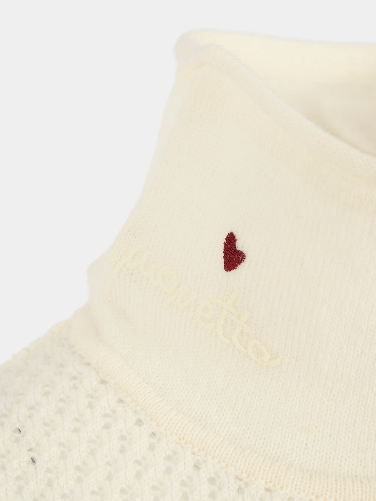 Dolcevita avorio per bambina con logo,Simonetta,SX9A00 W0023 101