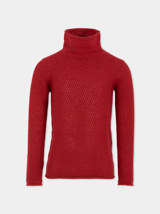 Dolcevita bordeaux per bambina con logo,Simonetta,SX9A00 W0023 416