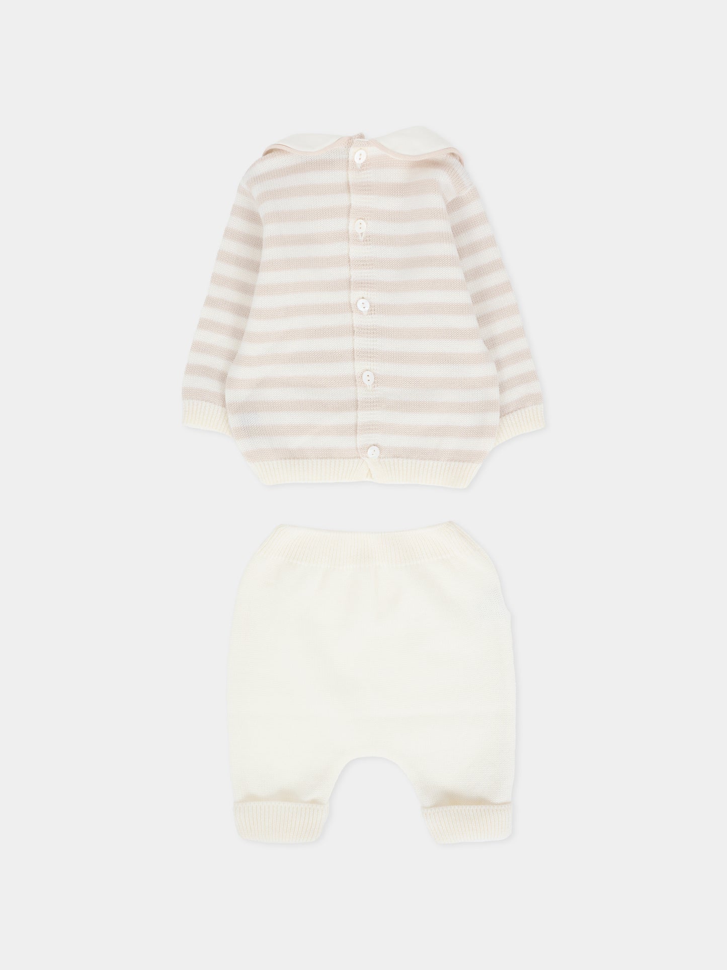 Completo avorio per neonati,Little Bear,2127 LATTE/BURRO