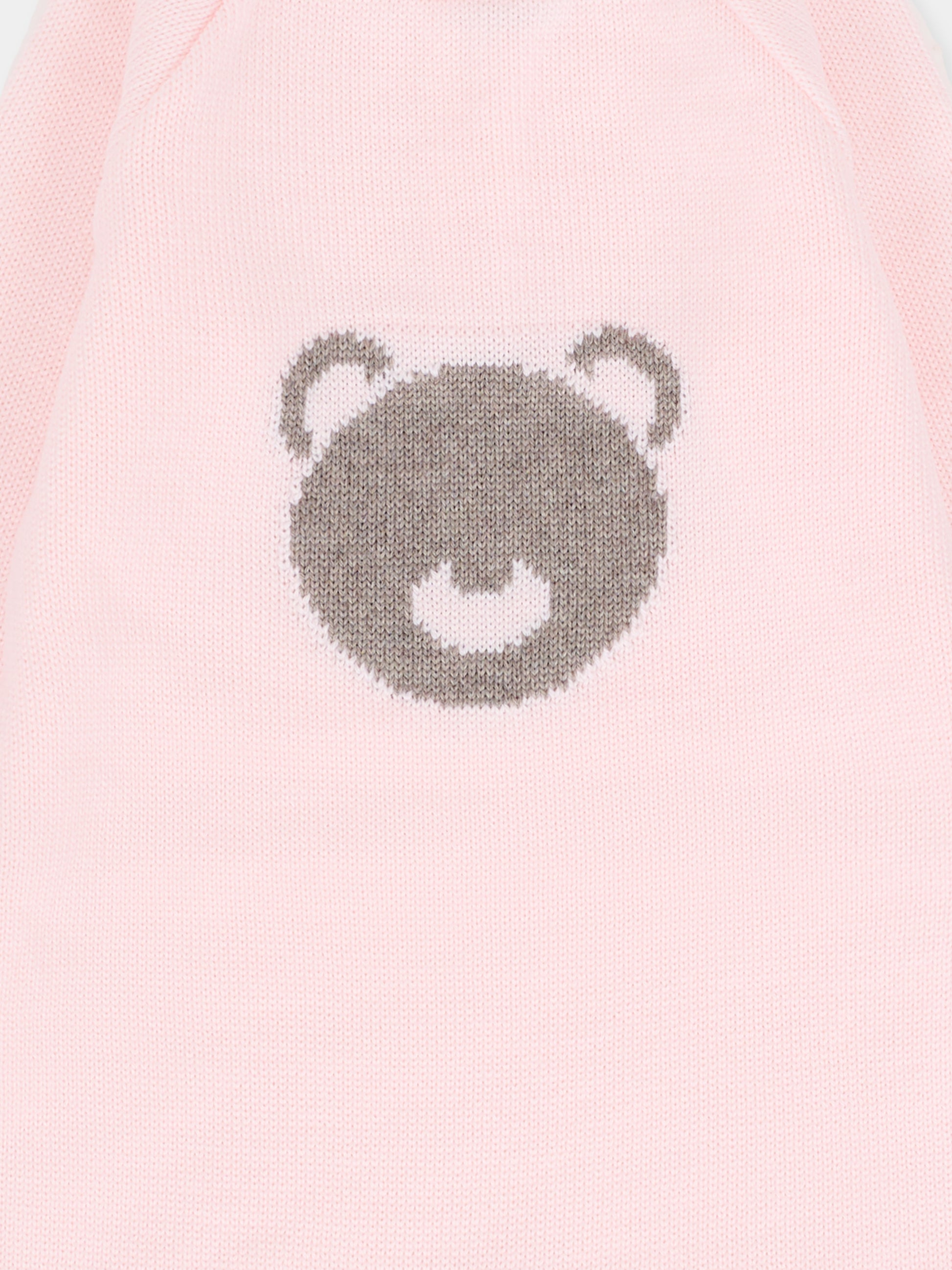 Tutina rosa per neonata con orso,Little Bear,2110 CIPRIA/TORTORA