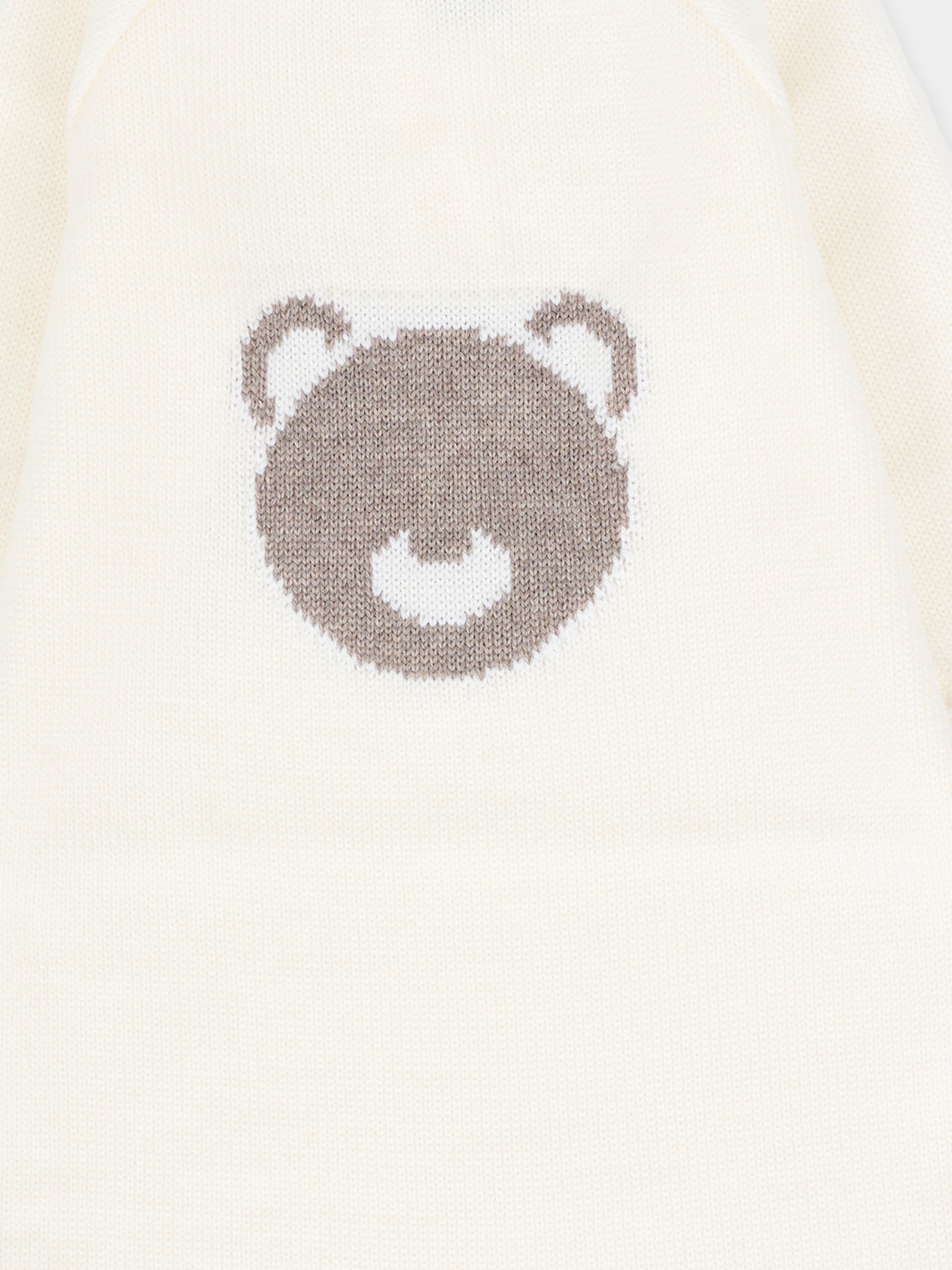 Tutina avorio per neonati con orso,Little Bear,2110 LATTE/TORTORA