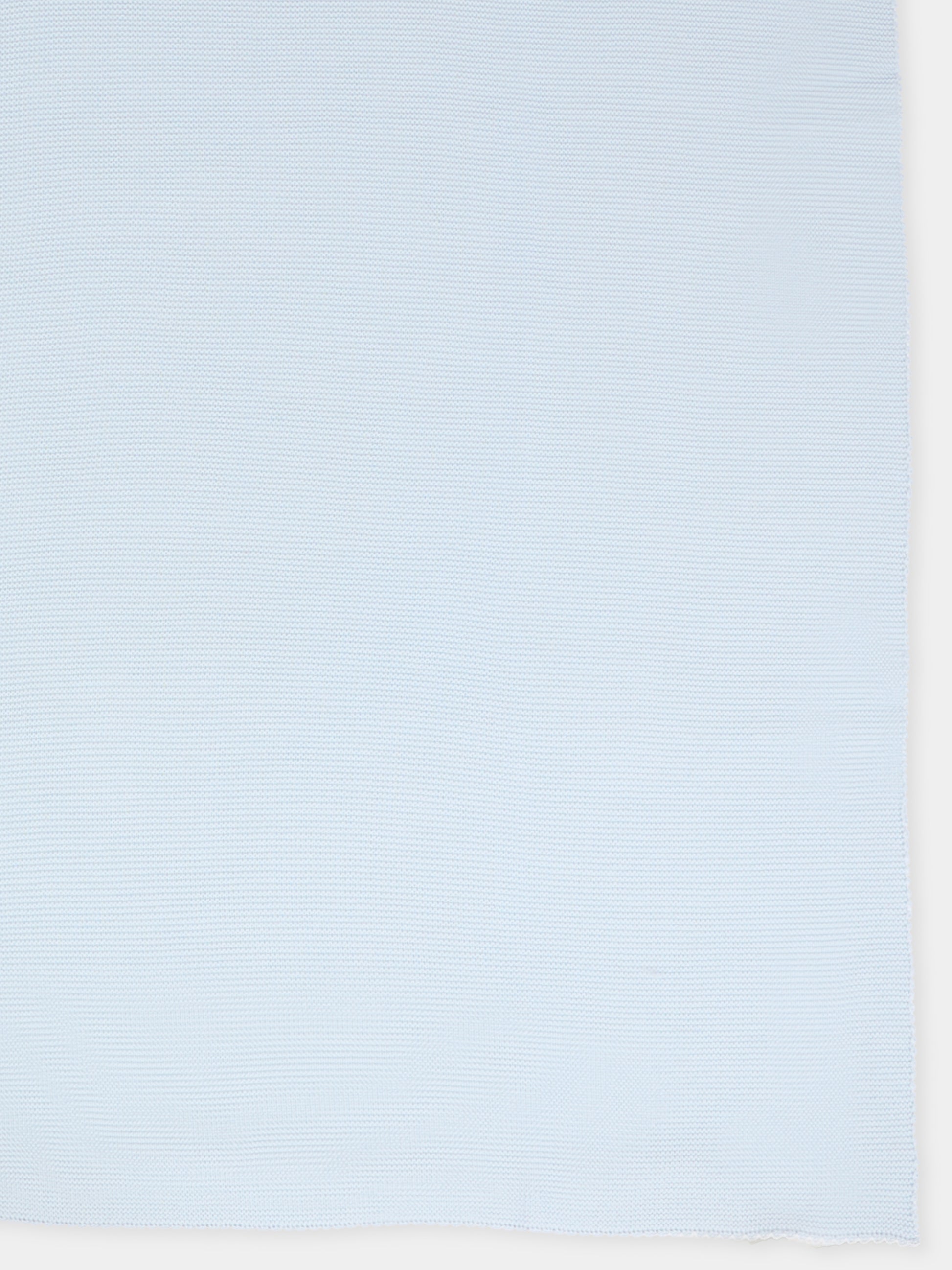 Coperta celeste per neonato con ricamo,Little Bear,2102 CIELO/LATTE