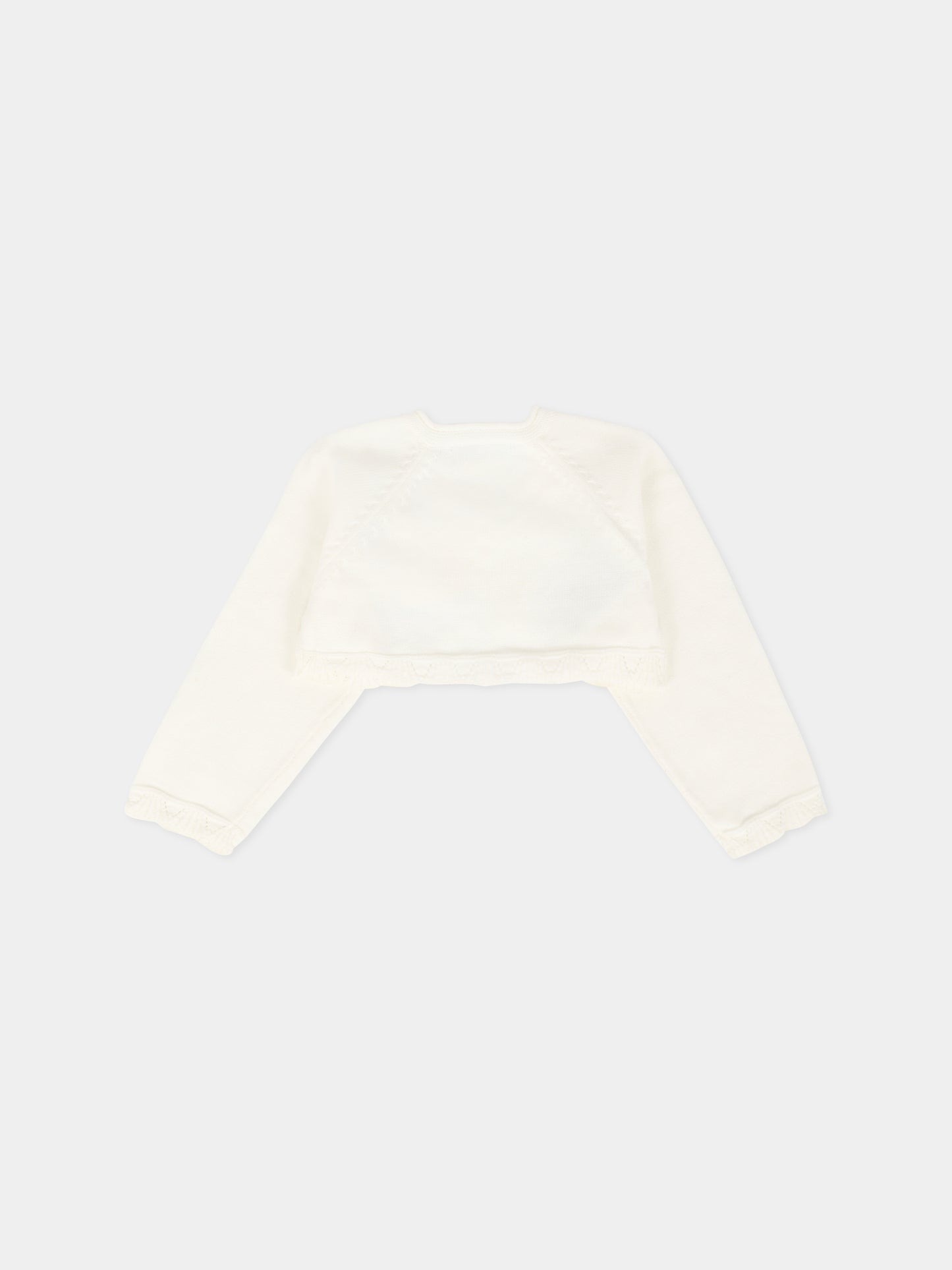 Cardigan avorio per neonata,Mayoral,308 073