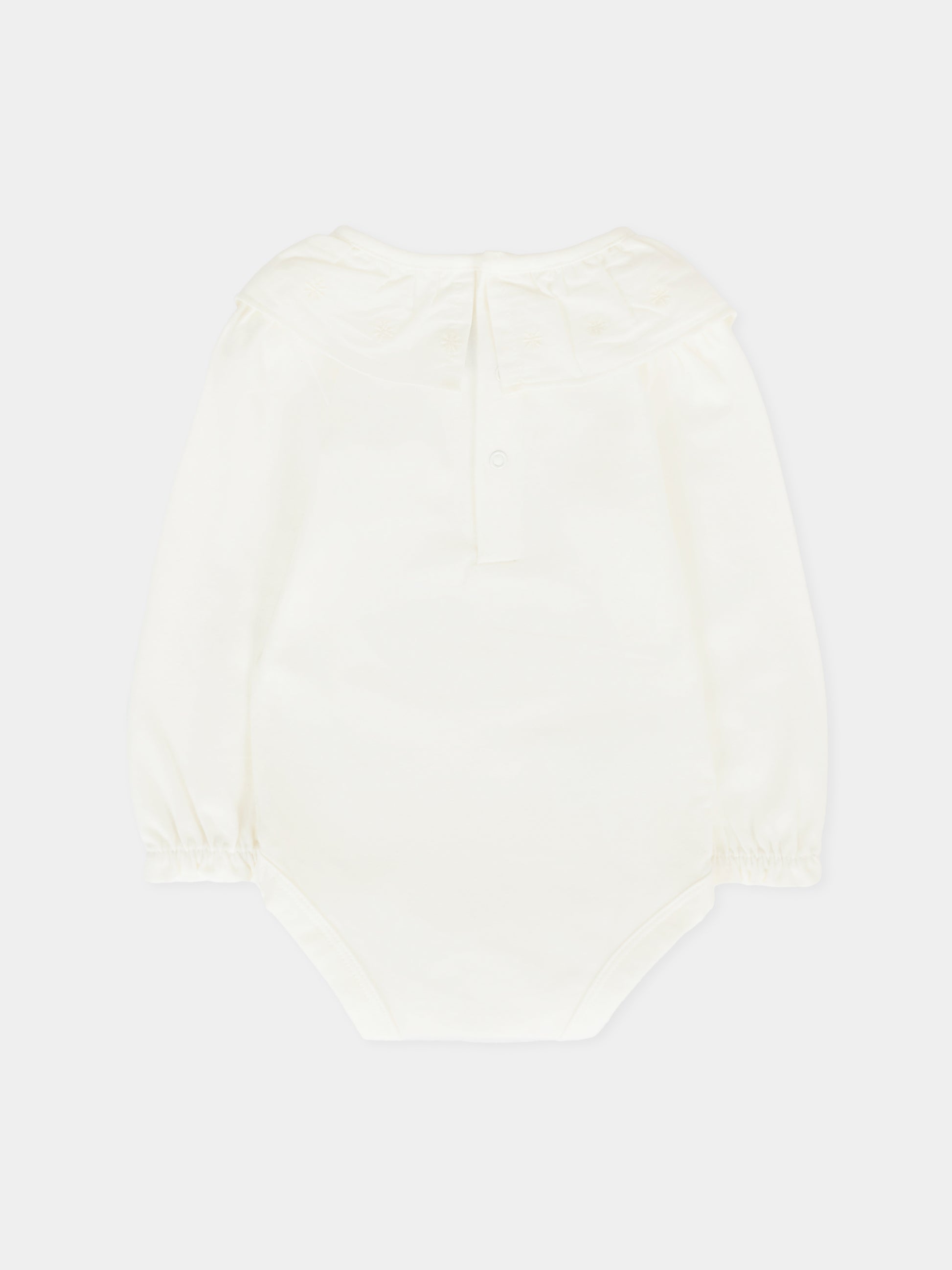 Body avorio per neonata con ricami,Mayoral,2734 020