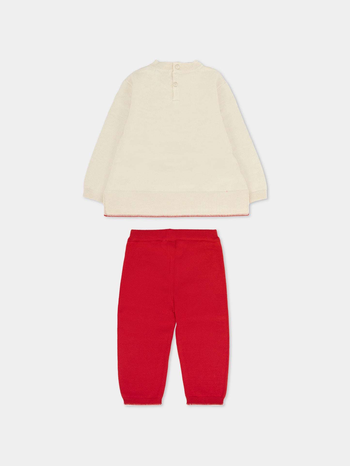 Completo rosso per neonata con orsetto,Mayoral,2595 080
