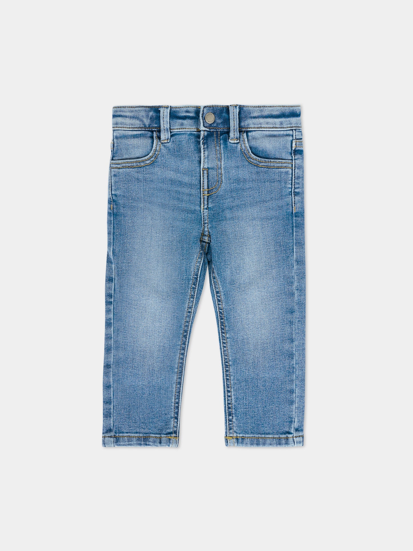 Jeans denim per neonato con logo,Mayoral,510 049