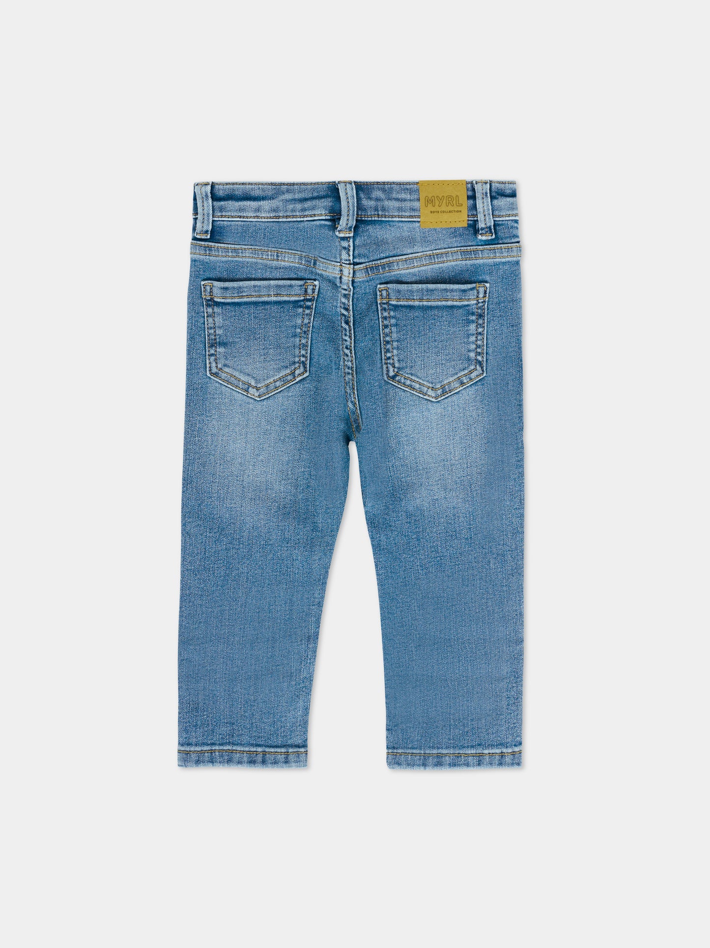 Jeans denim per neonato con logo,Mayoral,510 049