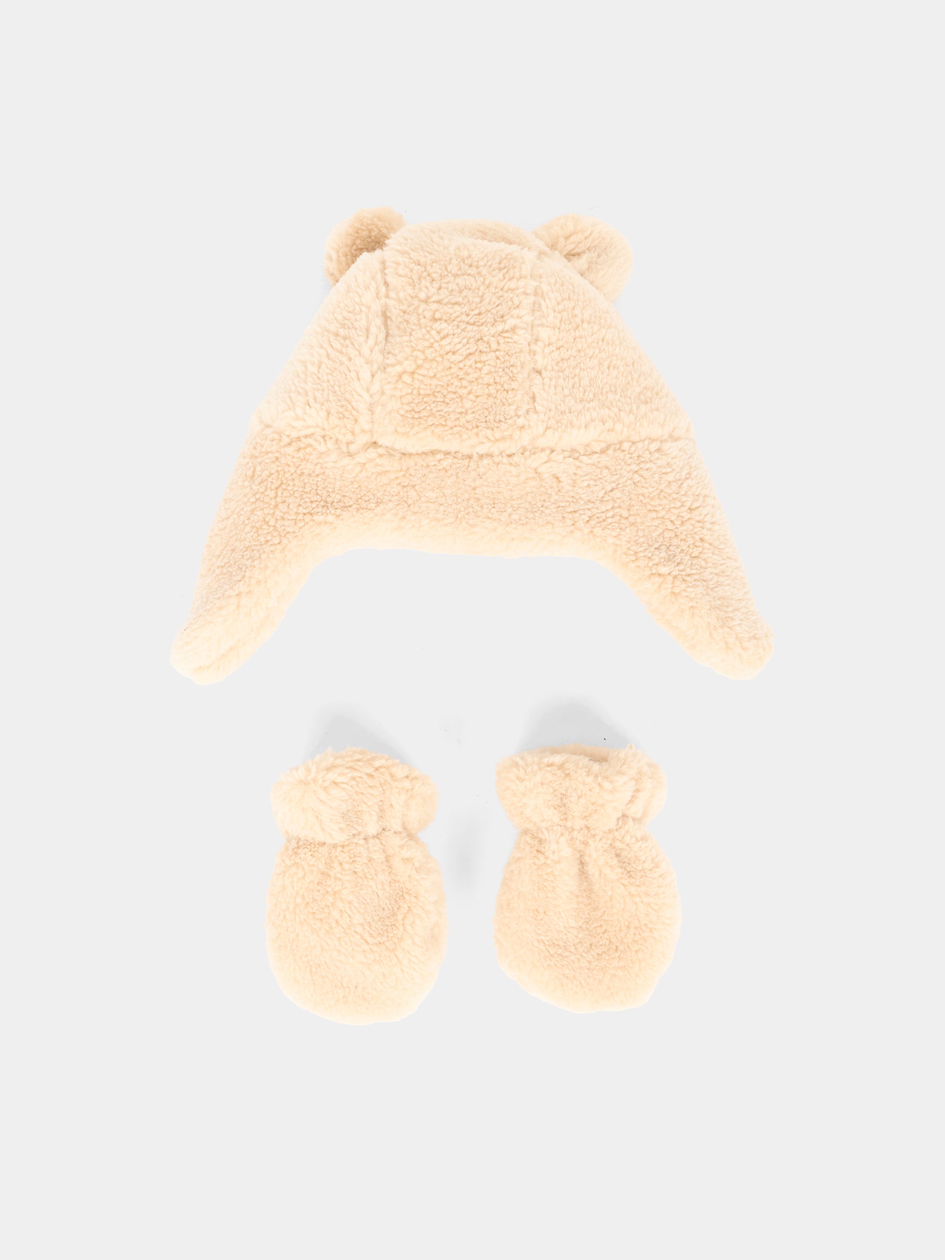 Set accessori beige per neonato con orsetto,Mayoral,10023 066