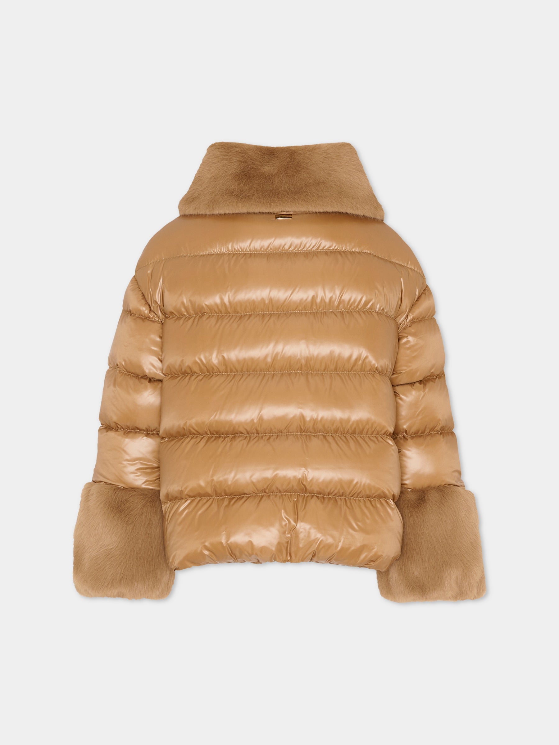 Piumino cammello per bambina,Herno Kids,PI000183G 12017Z 2157