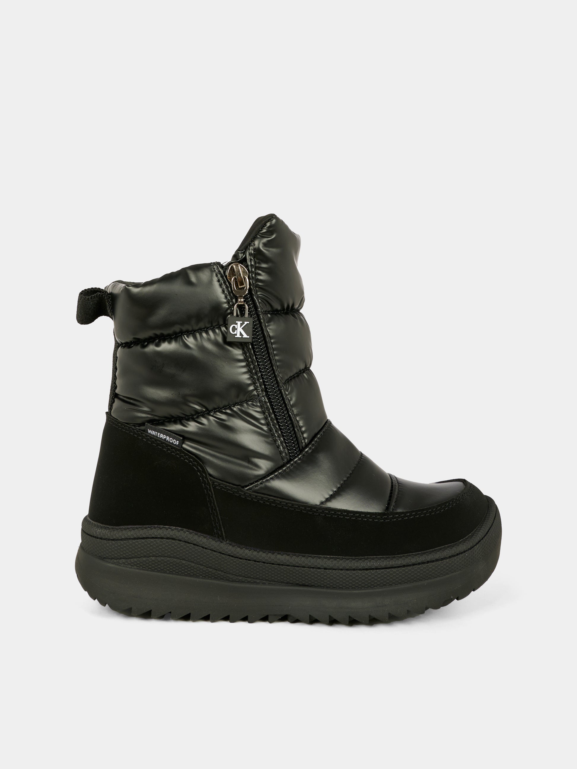 Stivali da neve neri per bambini,Calvin Klein Kids,V3A5 83140 1862999