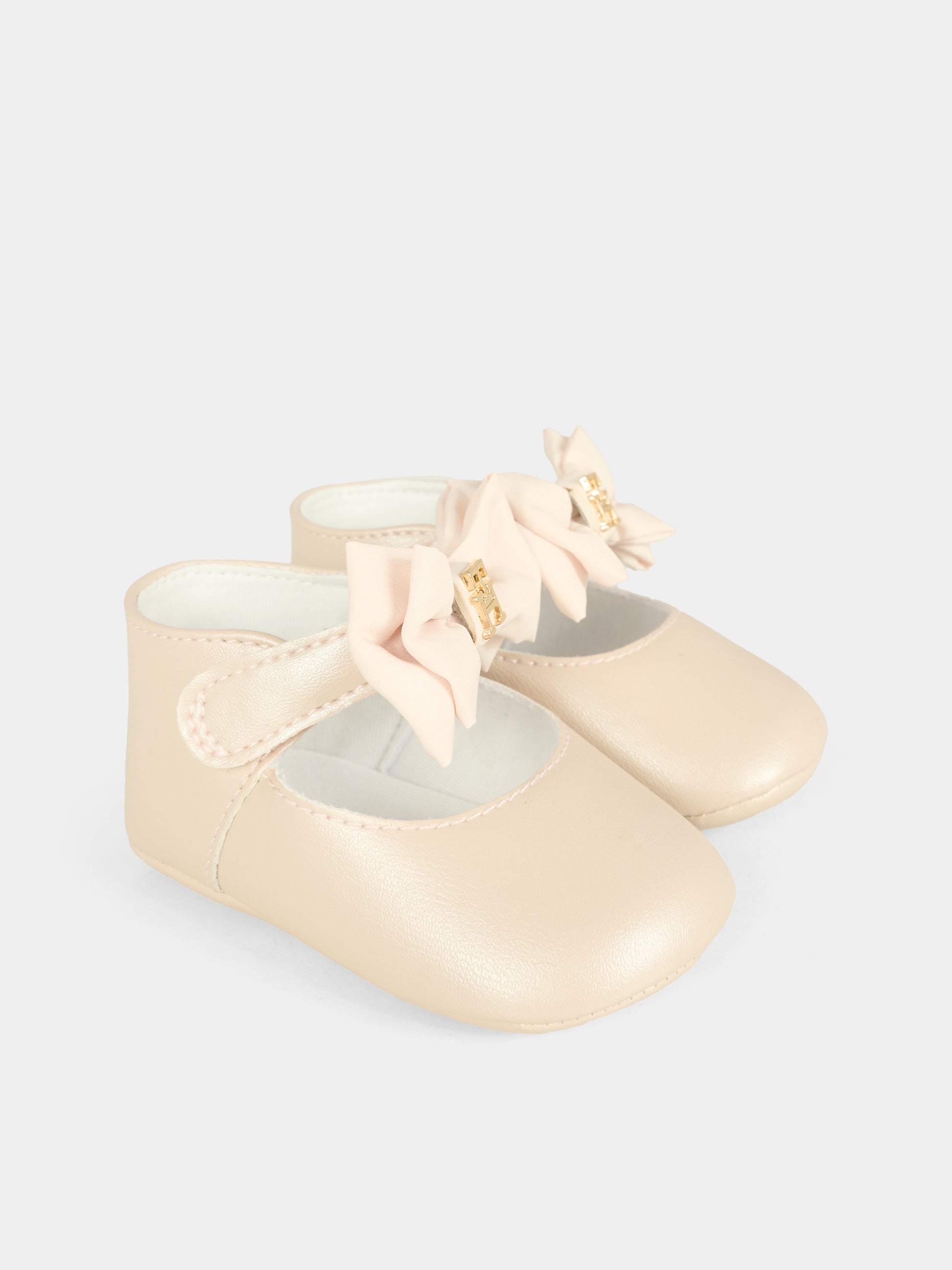 Ballerine rosa per neonata con fiocco,Tommy Hilfiger Junior,T0A3 33957 1625359