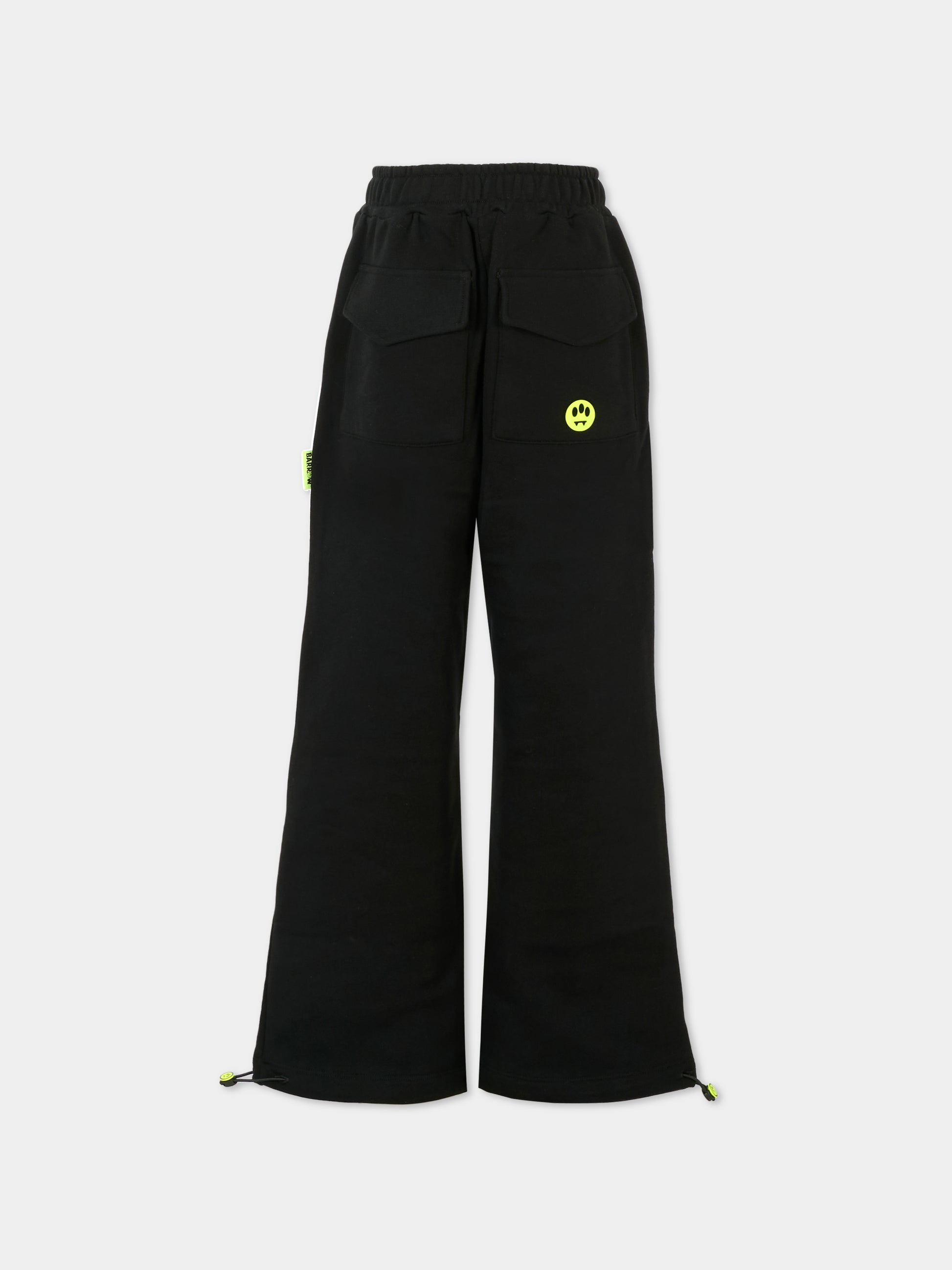 Pantaloni neri per bambini con smile,Barrow,F5BKJUFP038 110