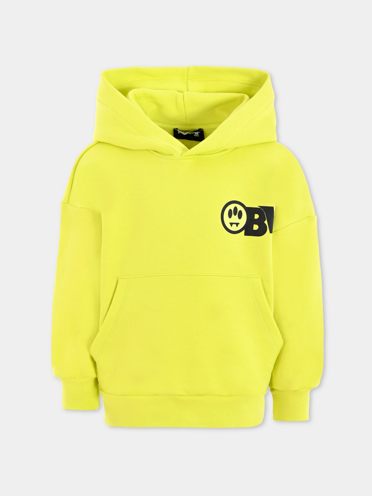 Felpa gialla per bambini con stampa Bear,Barrow,F5BKJUHS045 086