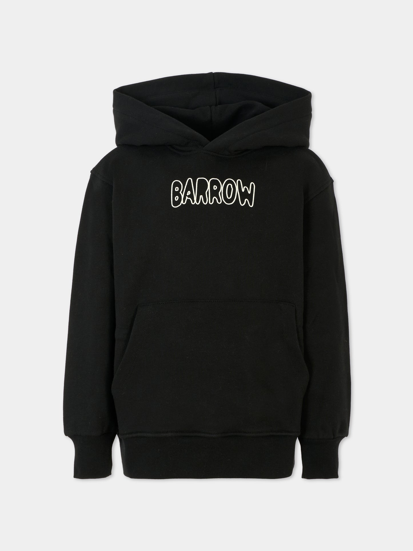 Felpa nera per bambini con logo e stampa Bear,Barrow,F5BKJUHS225 110