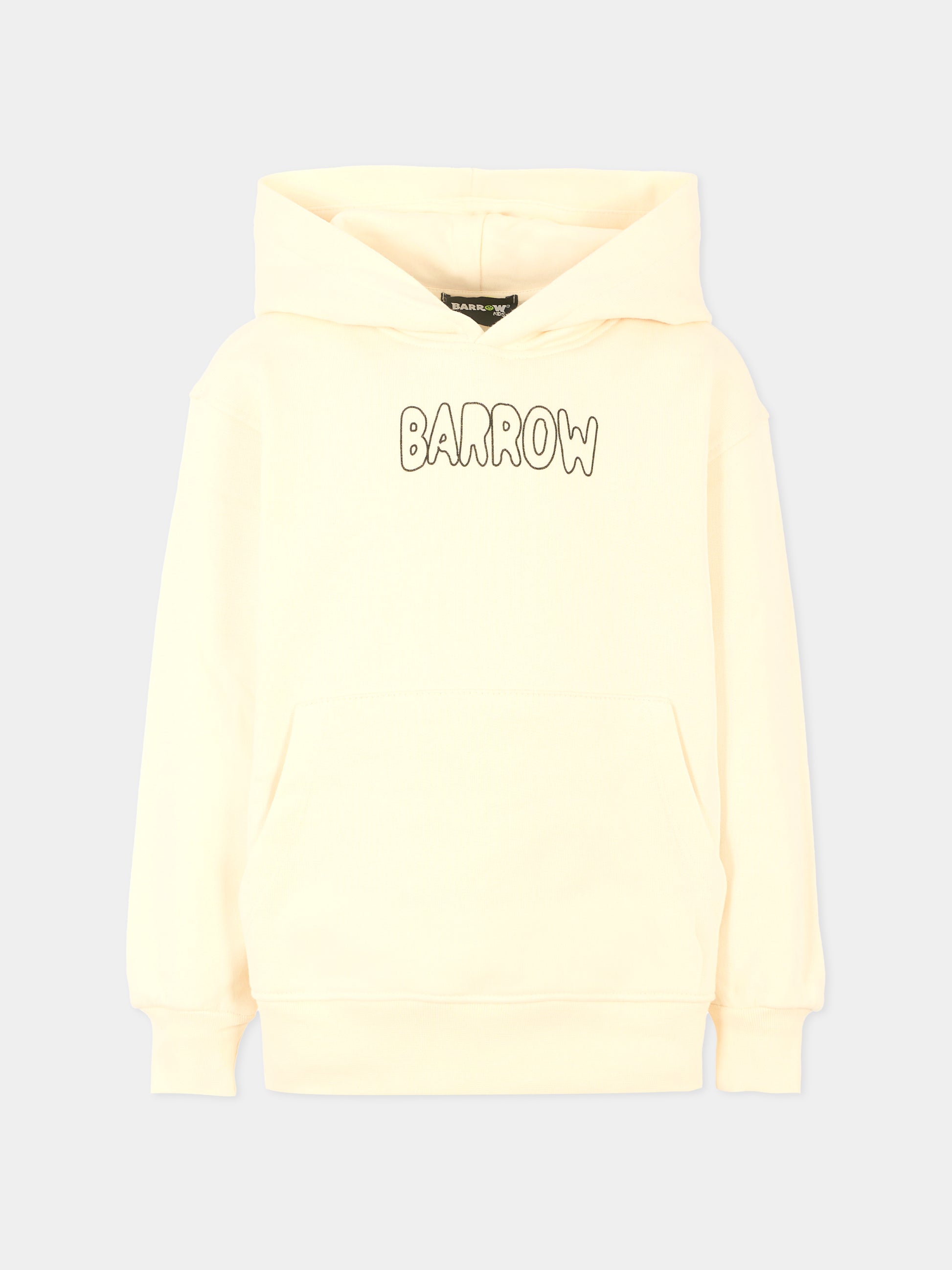 Felpa avorio per bambini con logo e stampa Bear,Barrow,F5BKJUHS225 013