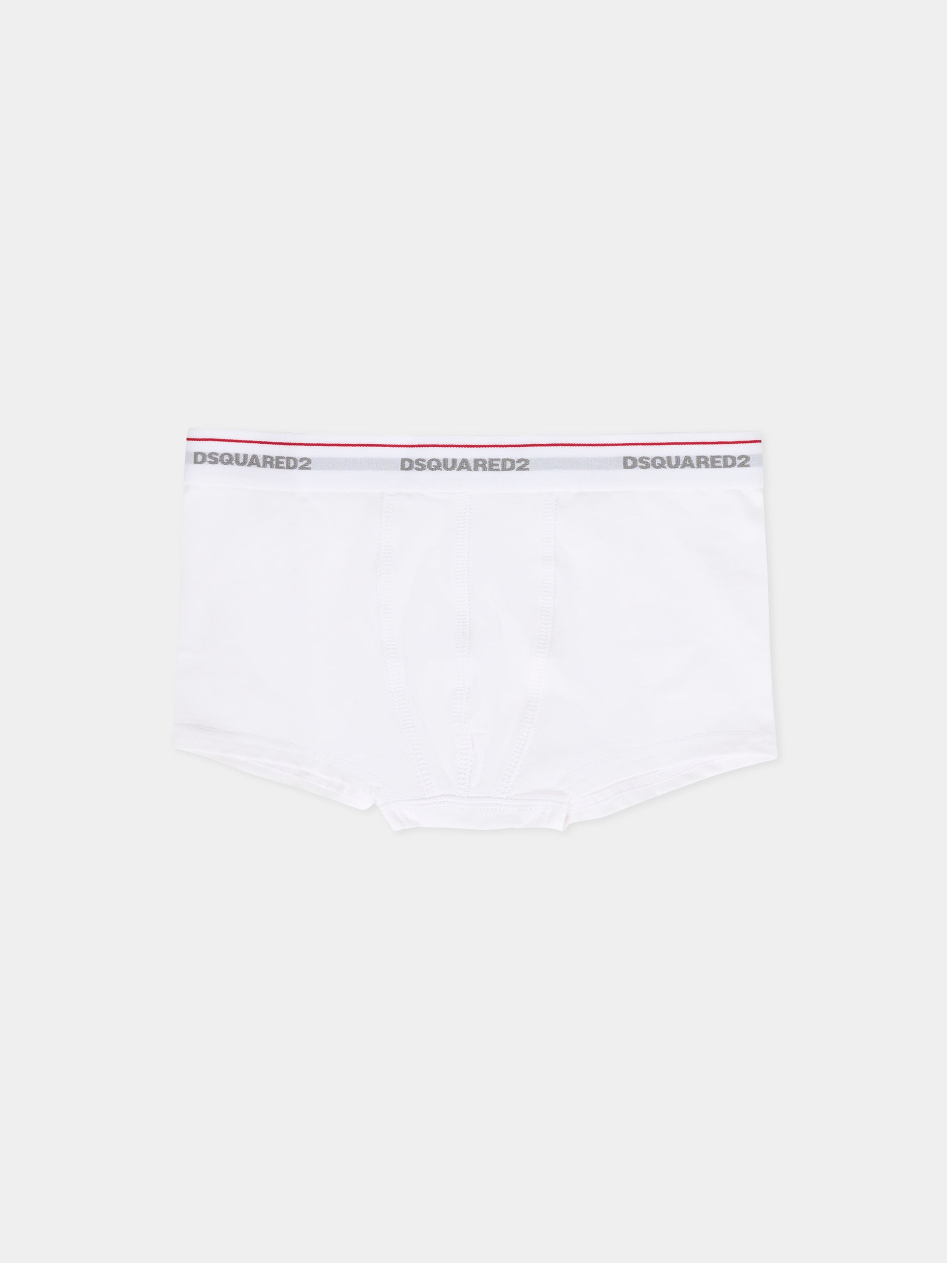 Set boxer multicolor per bambino con logo,Dsquared2,DQ2479 D008J DQC25