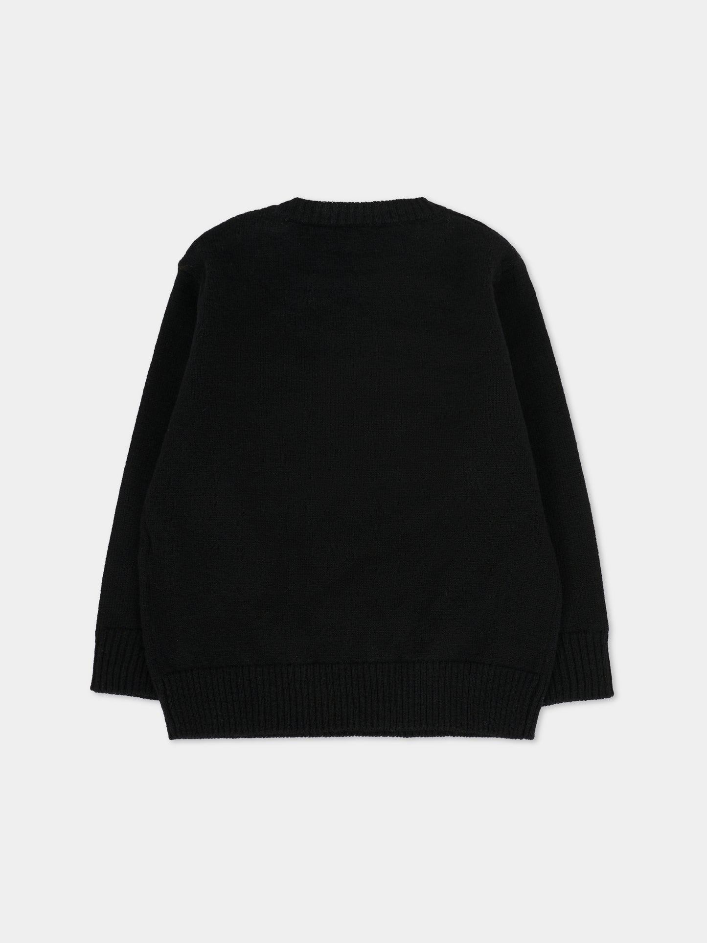 Maglione nero per neonato con logo,Dsquared2,DQ3109-D0AFF-DQ900