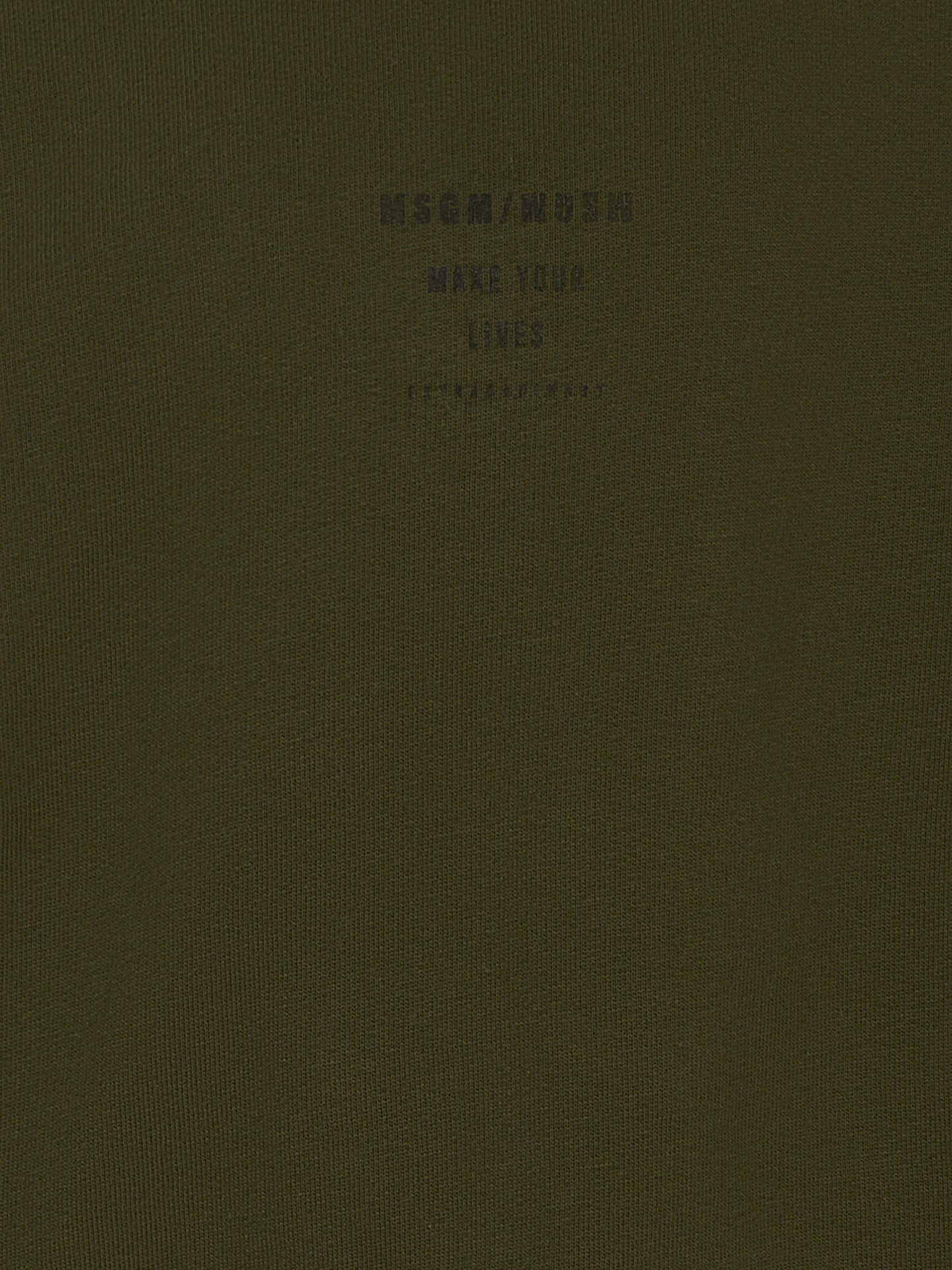 Felpa verde per bambino con logo,Msgm Kids,F5MSJBSW214 082