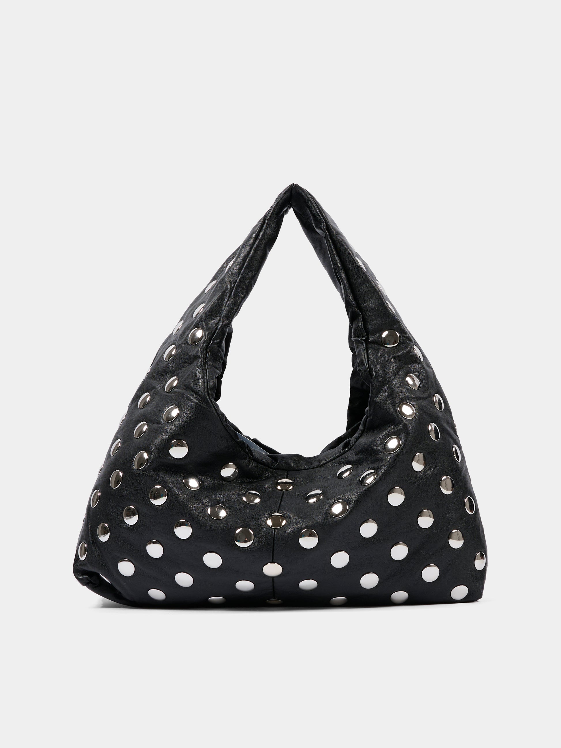 Borsa nera per bambina con borchie,Msgm Kids,F5MSJGBA094 110
