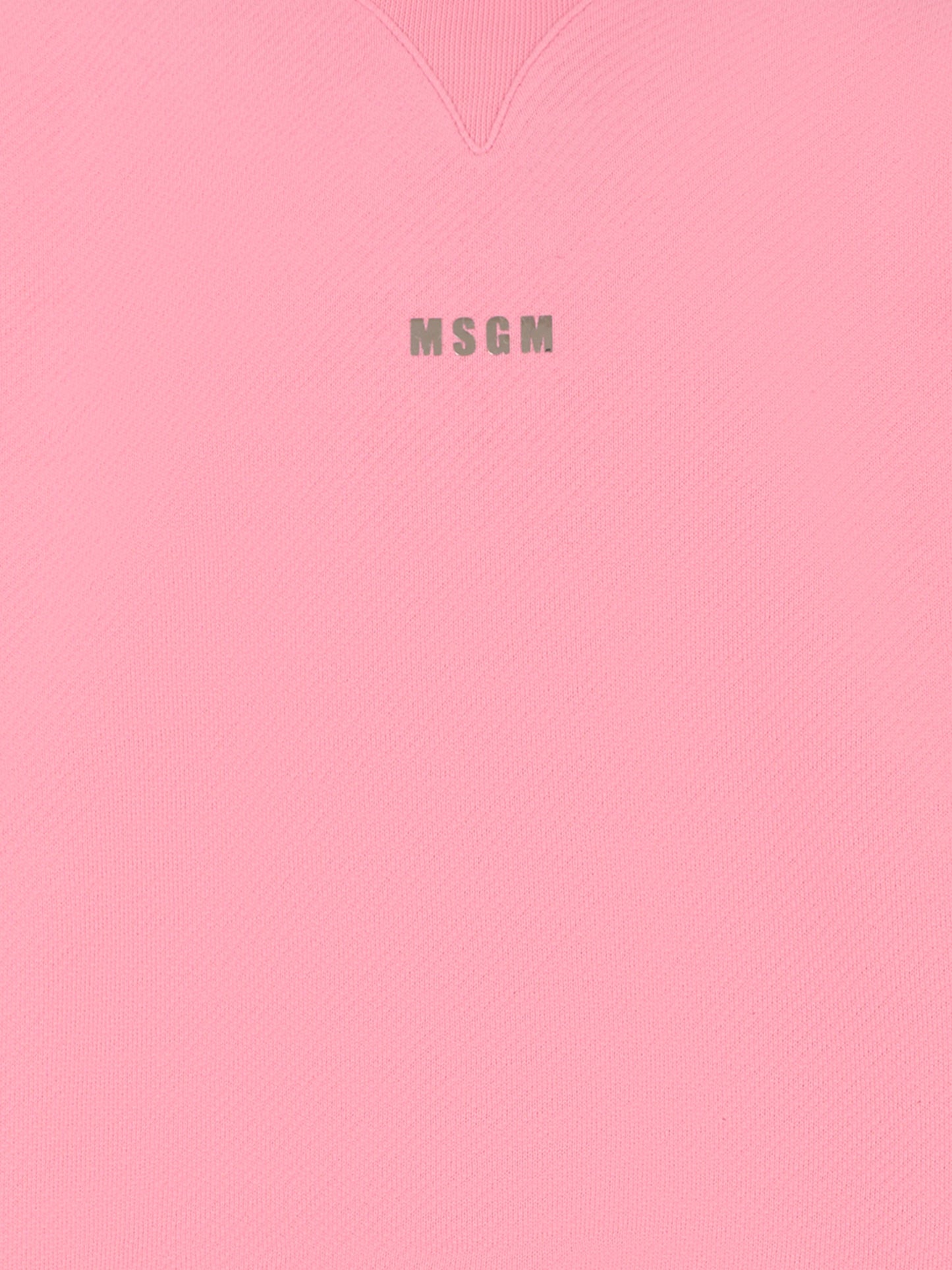 Felpa rosa per bambina con logo,Msgm Kids,F5MSJGSW188 MS038
