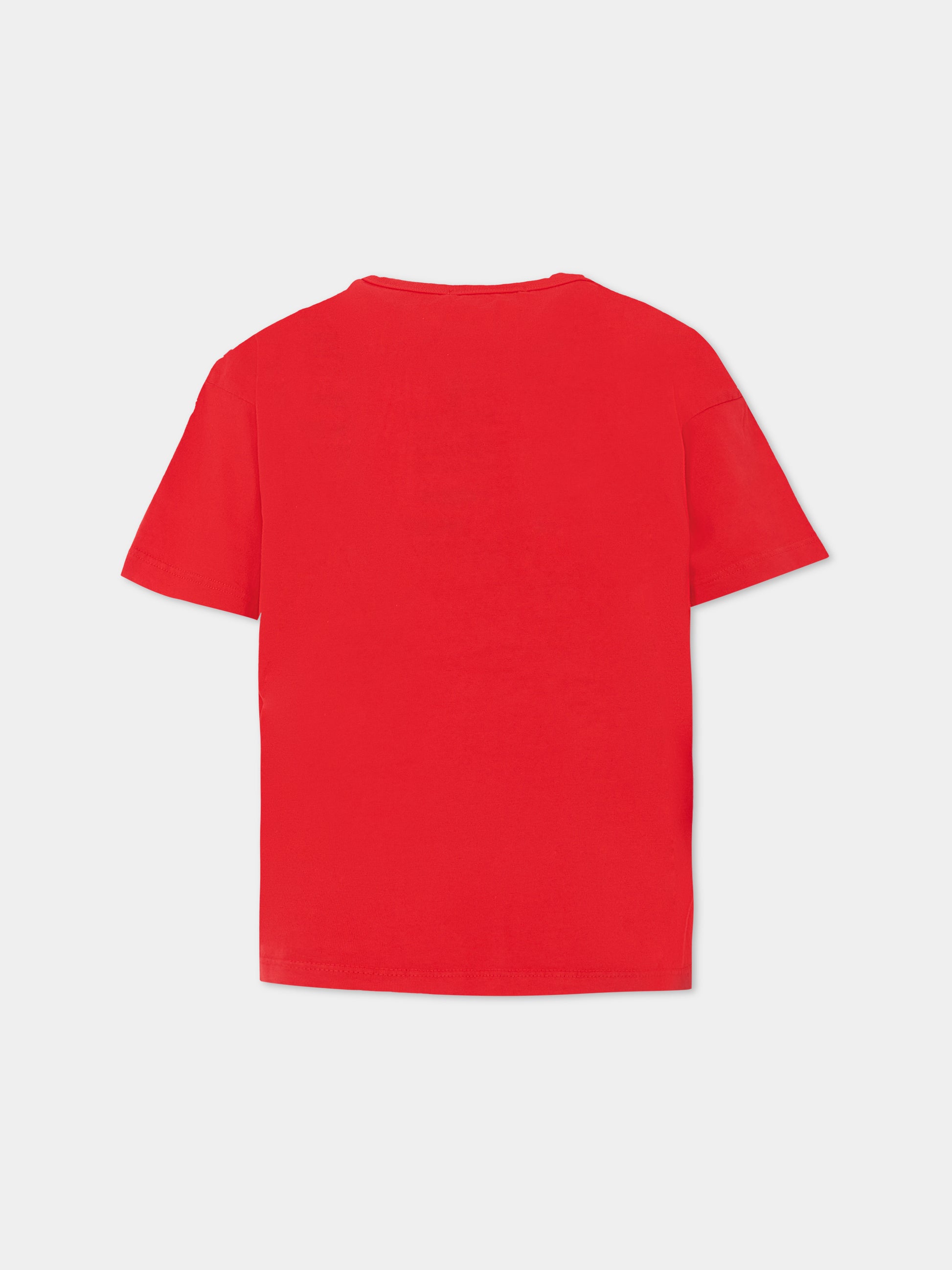T-shirt rossa per bambini con sedia,Bobo Choses,B225AC005