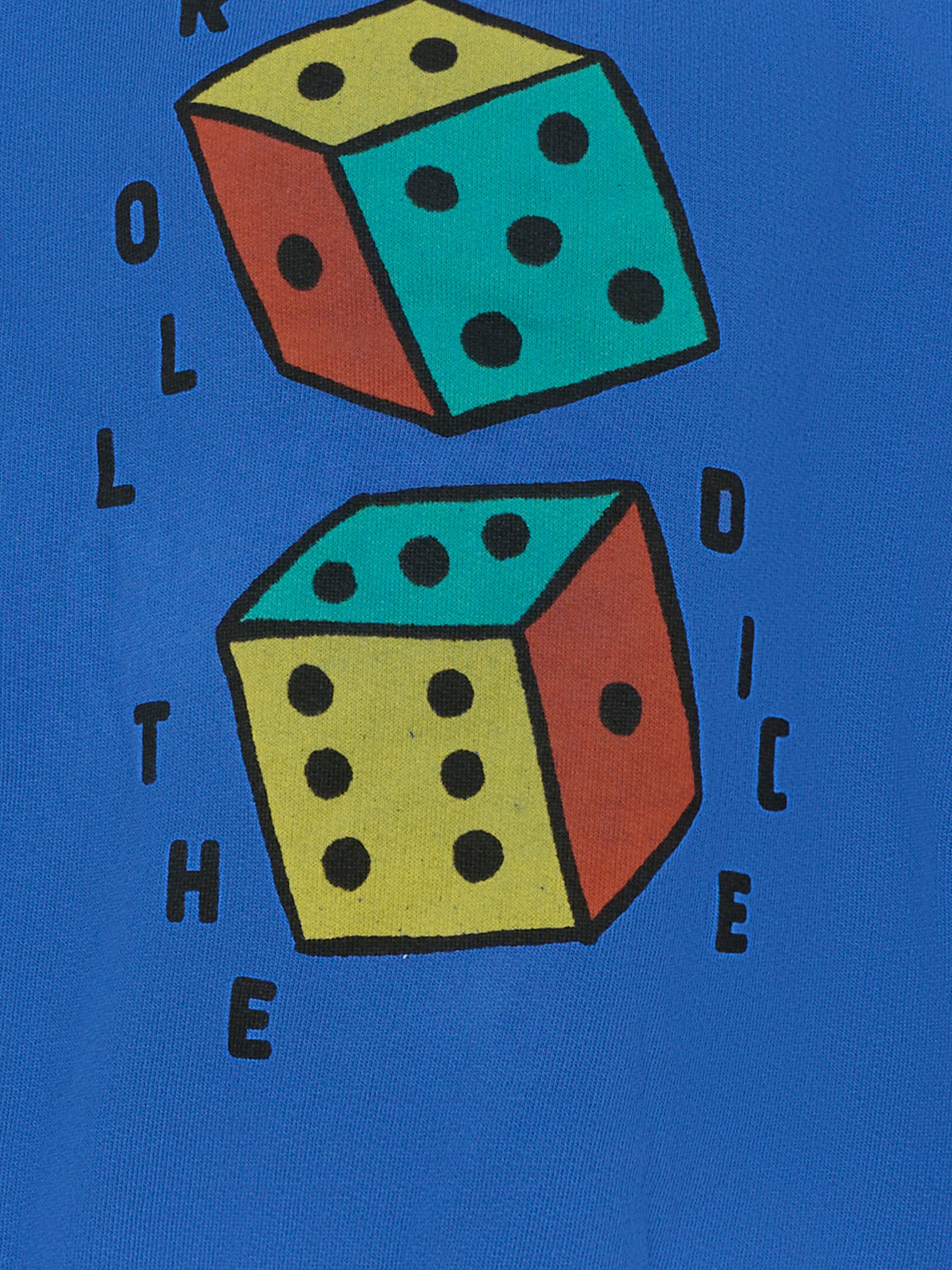 Felpa blu per bambini con dadi,Bobo Choses,B225AC030