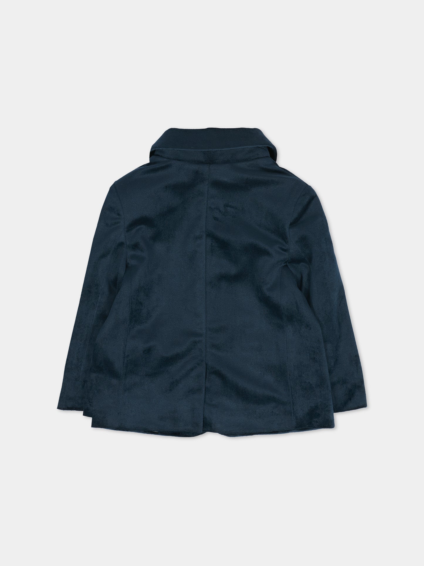 Giacca blu per neonato con logo,Patachou,PAP BLA4133382 360