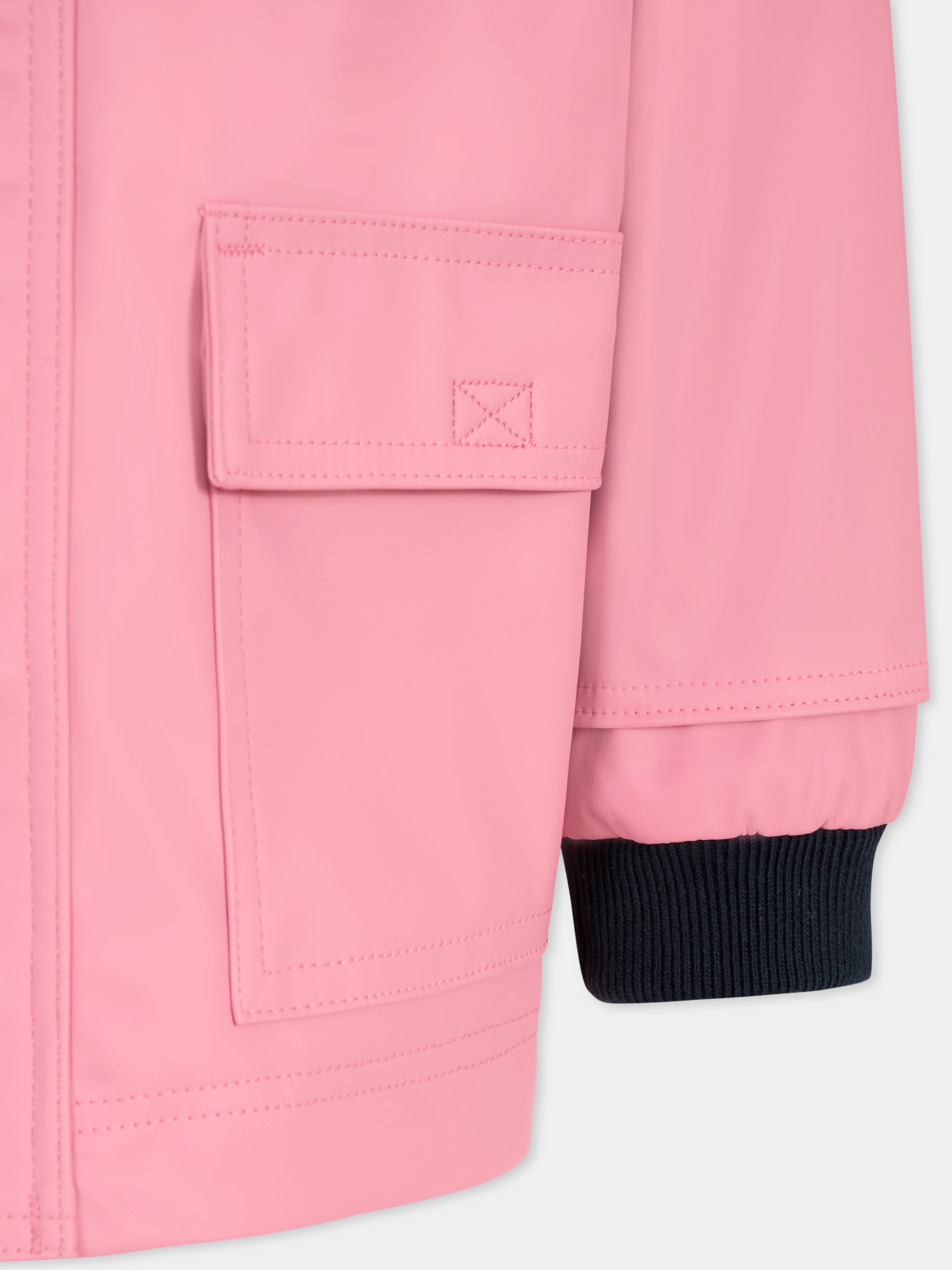 Impermeabile rosa per bambina,Petit Bateau,A0EEW 02